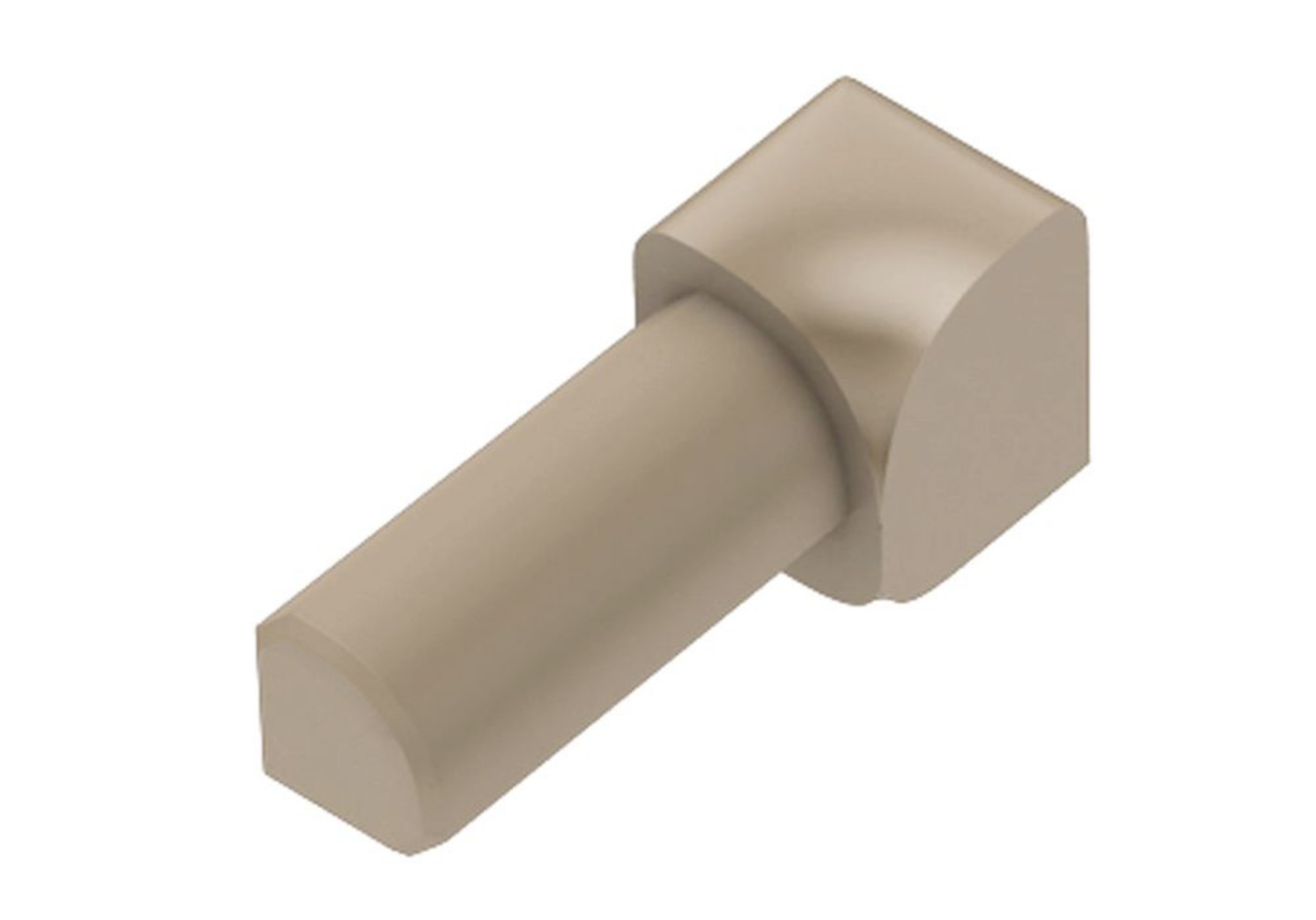 Schluter Rondec Coin Int 1/2" Pvc Beige Cl I/PRO125HB