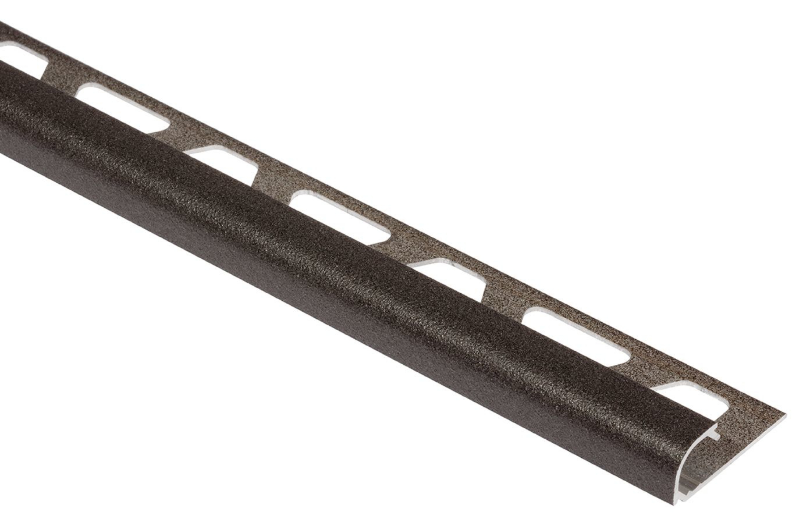 Schluter Rondec Profilé Rond 1/2" Alum Anthracite Foncé RO125TSDA