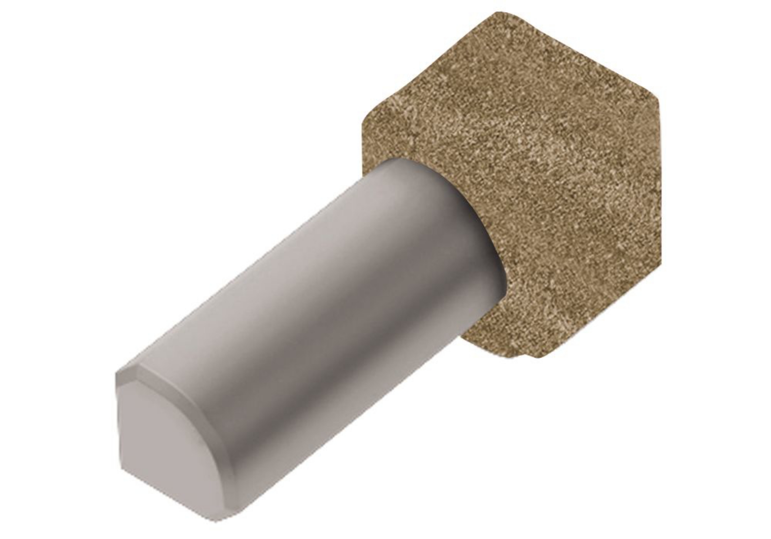 Schluter Rondec Coin Int 7/16" Alum Beige IV/RO110TSB