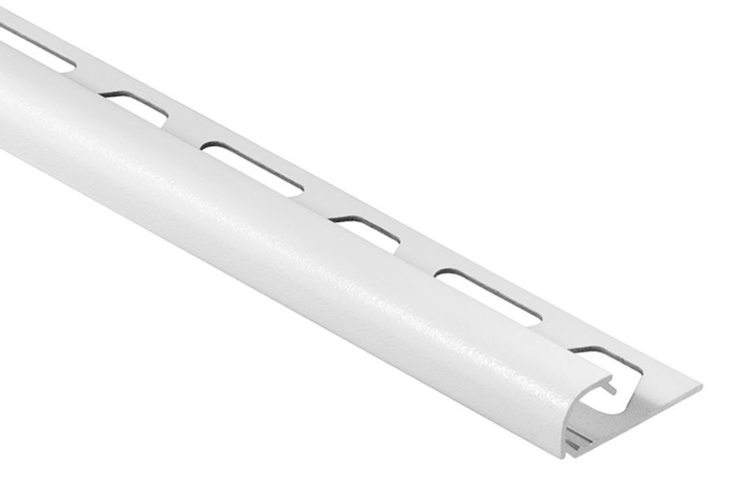 Schluter Rondec Profilé Rond 7/16" Alum Blanc Mat RO110MBW