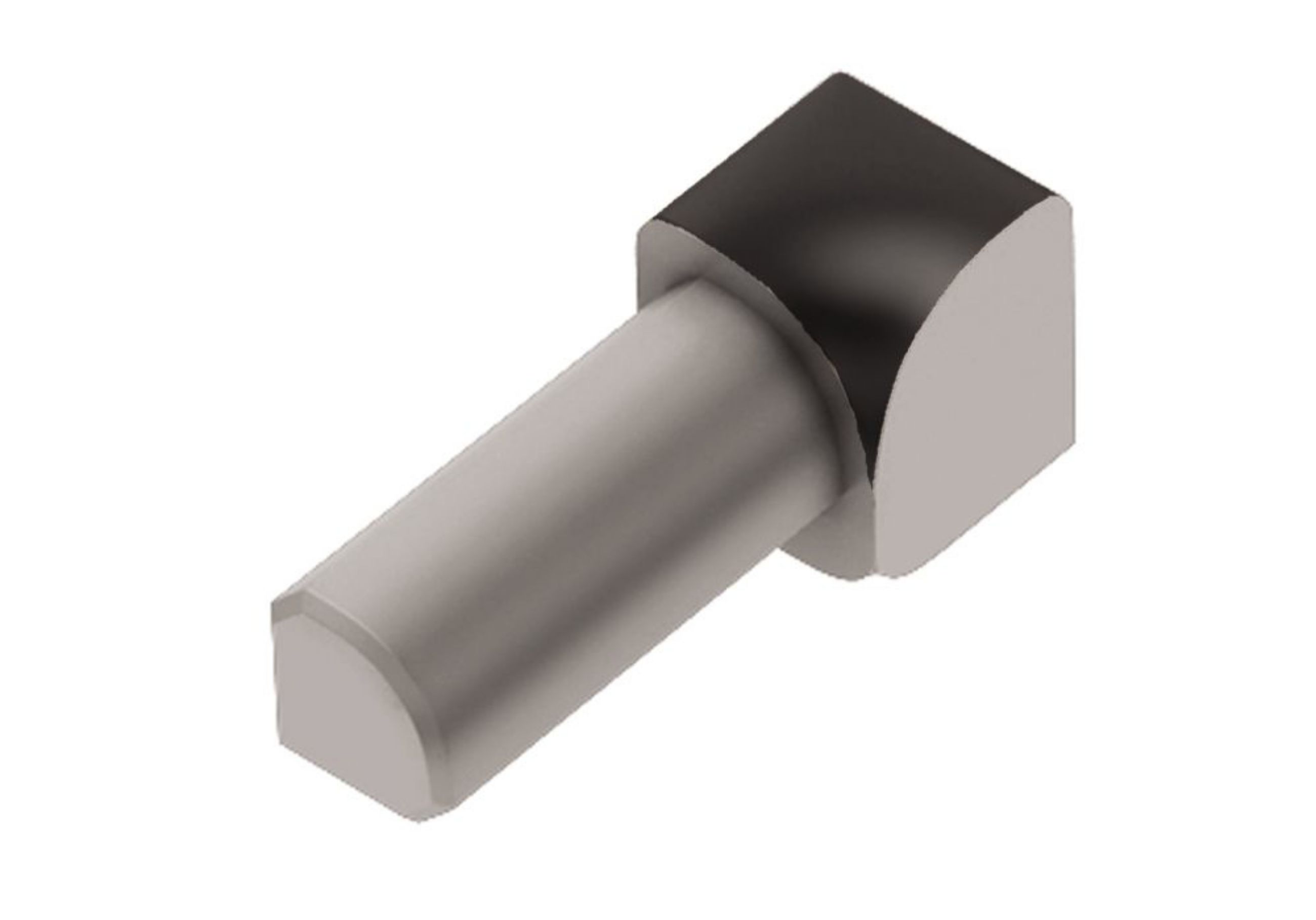 Schluter Rondec Coin Int 3/8" Alum Noir ID/RO100GS