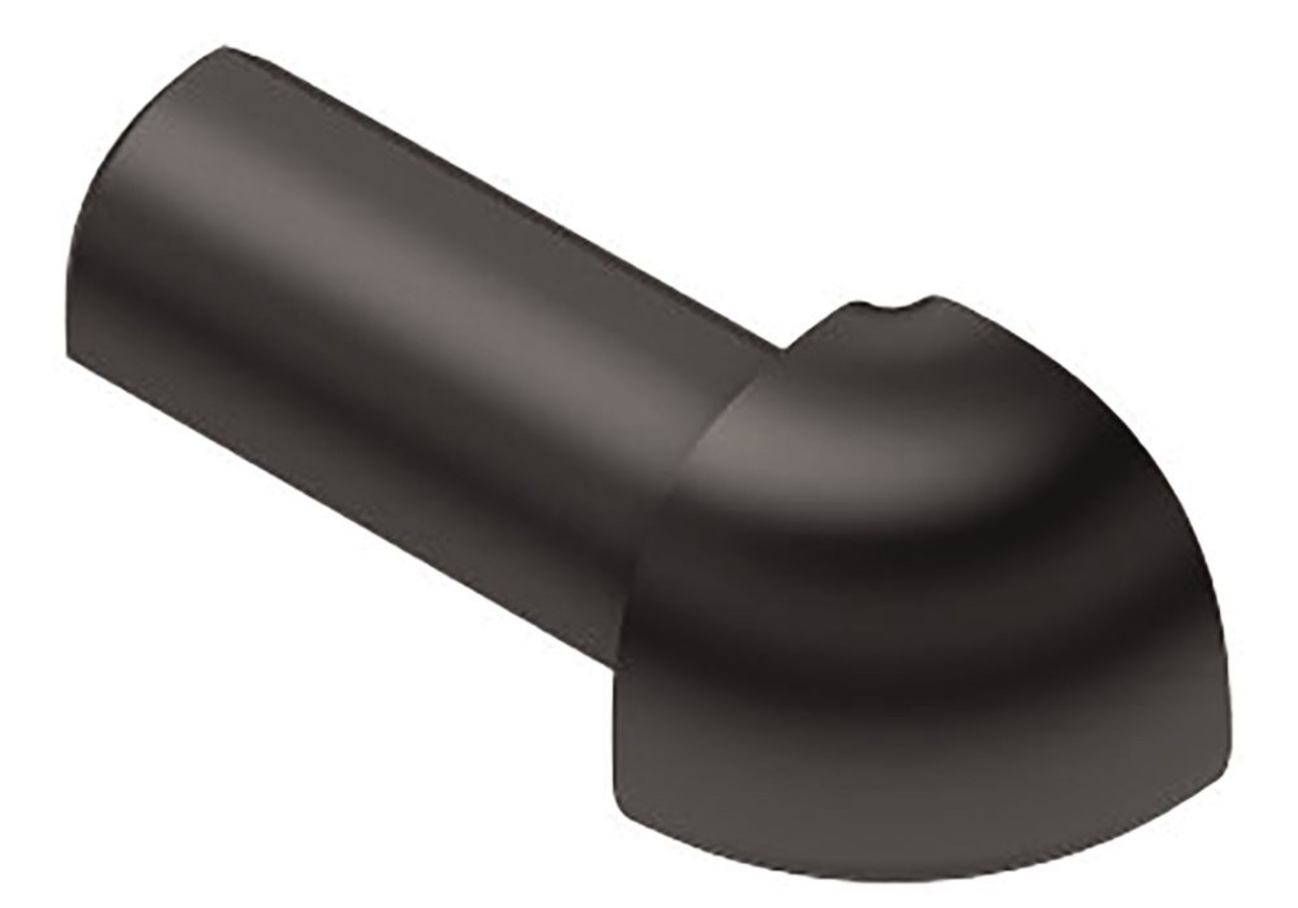 Schluter Rondec Coin Ext 5/16" Pvc Noir E/PRO80GS