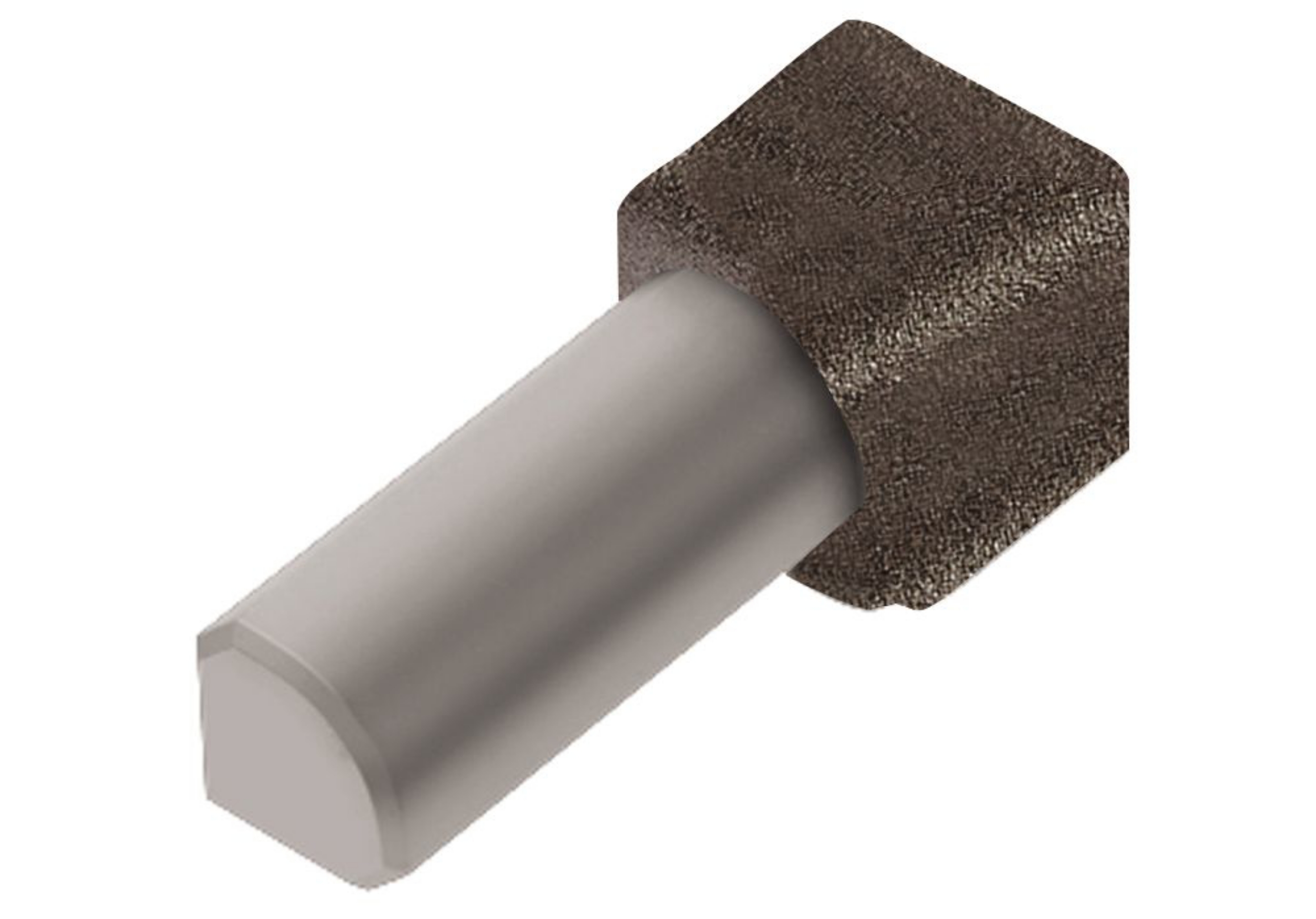 Schluter Rondec Coin Int 5/16" Alum Anthracite Clair IV/RO80TSLA