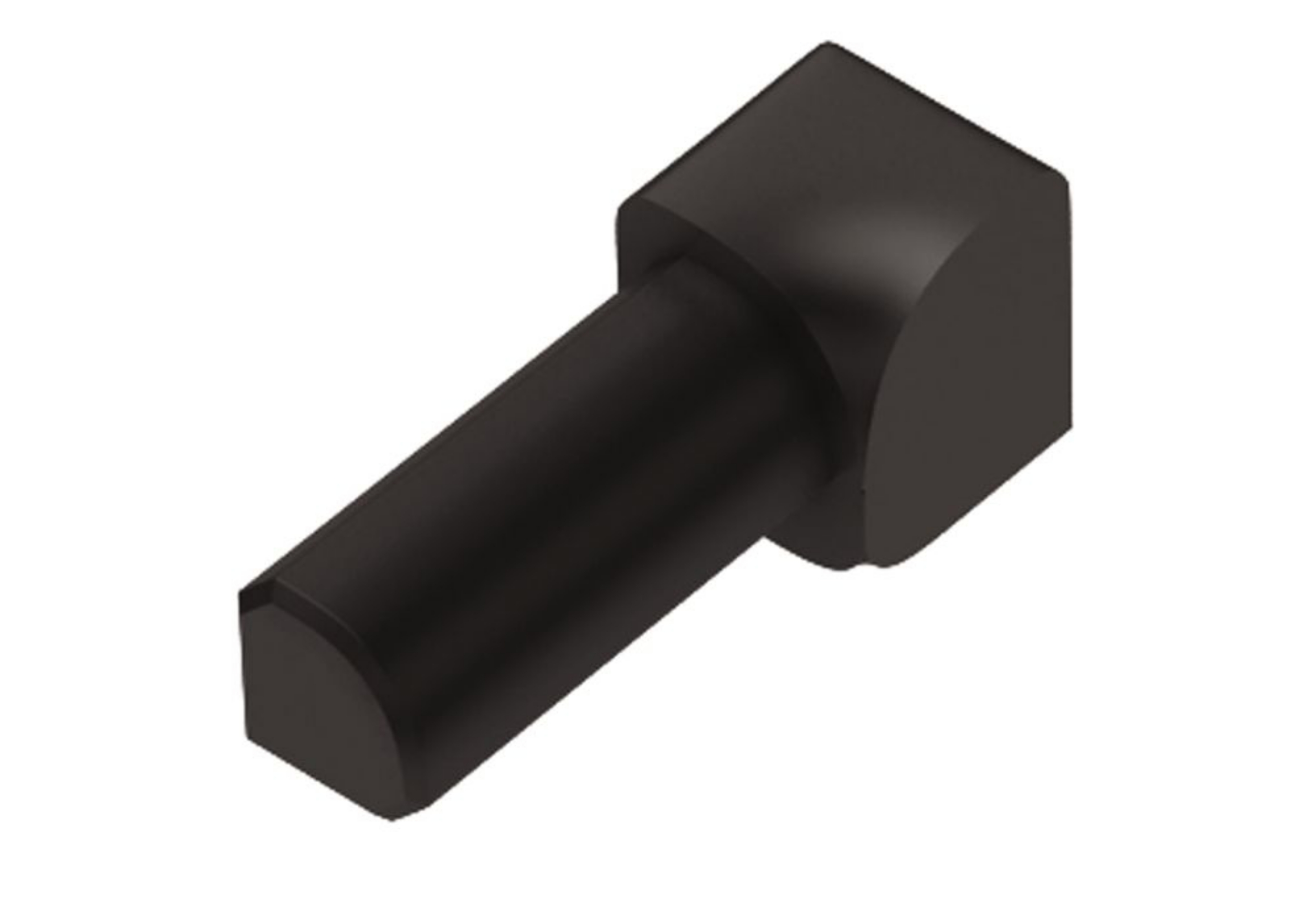 Schluter Rondec Coin Int 5/16" Alum Graphite IV/RO80AGR