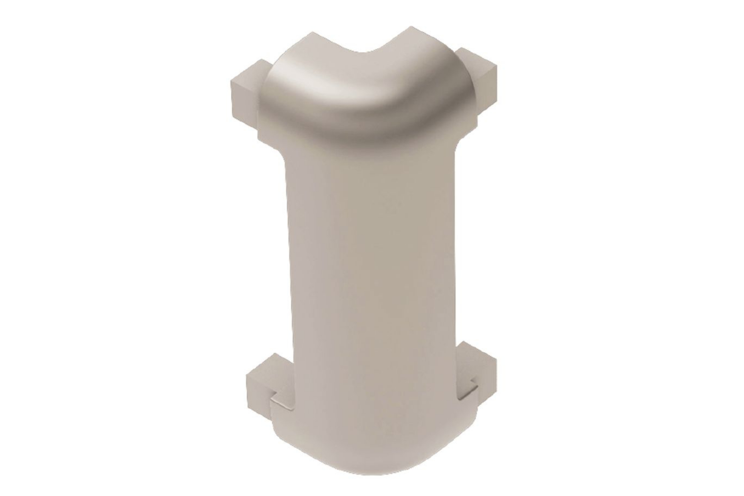 Schluter Rondec-Ct Coin Ext 90° 3/8" Alum Nickel Mat E90RC100AT39