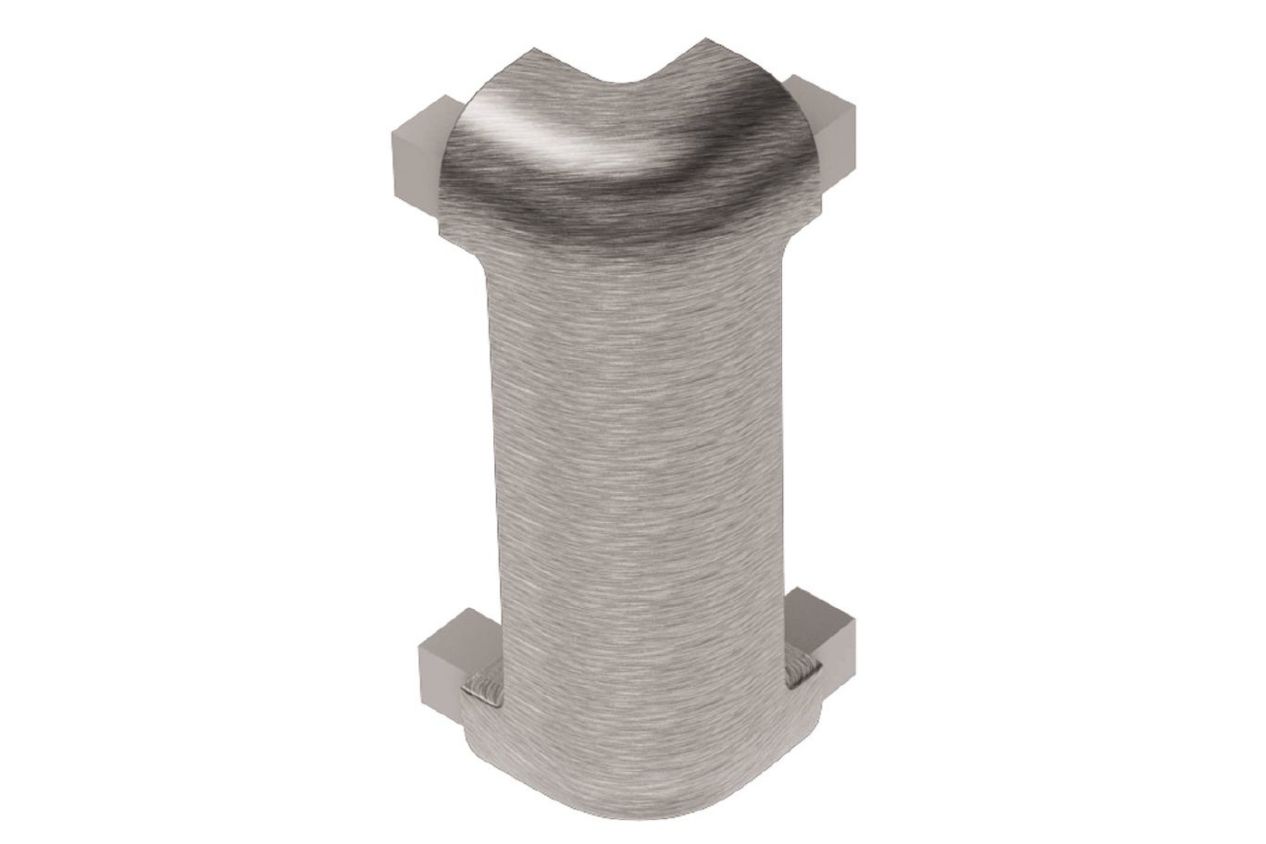 Schluter Rondec-Ct Coin Ext 90° 3/8" Alum Chromé Brossé E90RC100ACGB39