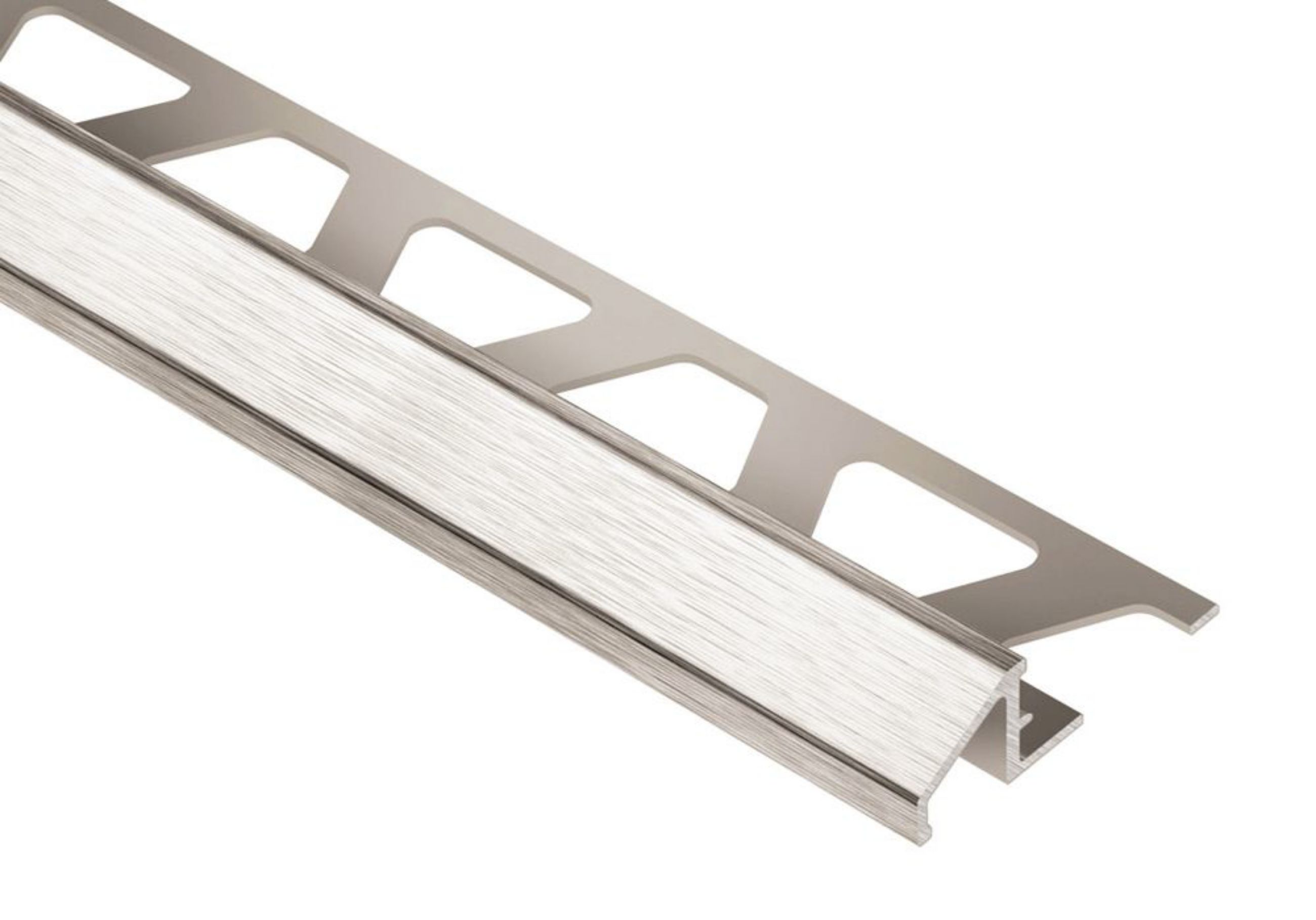 Schluter Reno-U Transition 3/8" Alum Nickel Brossé AU100ATGB