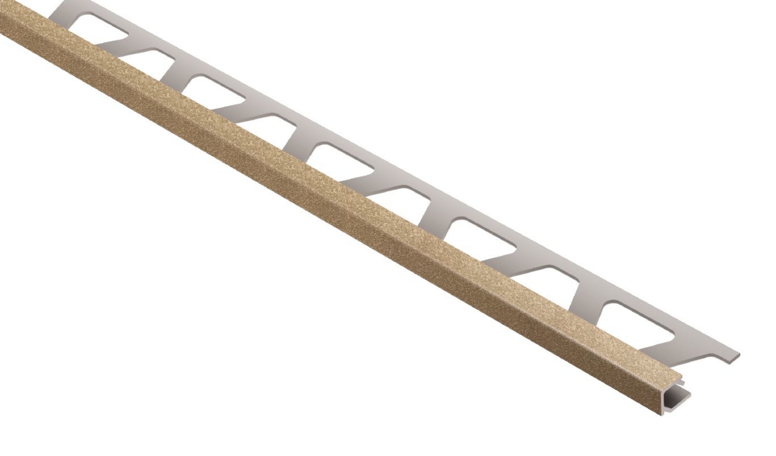 Schluter Quadec Profilé Carré 1/2" Alum Beige Q125TSB