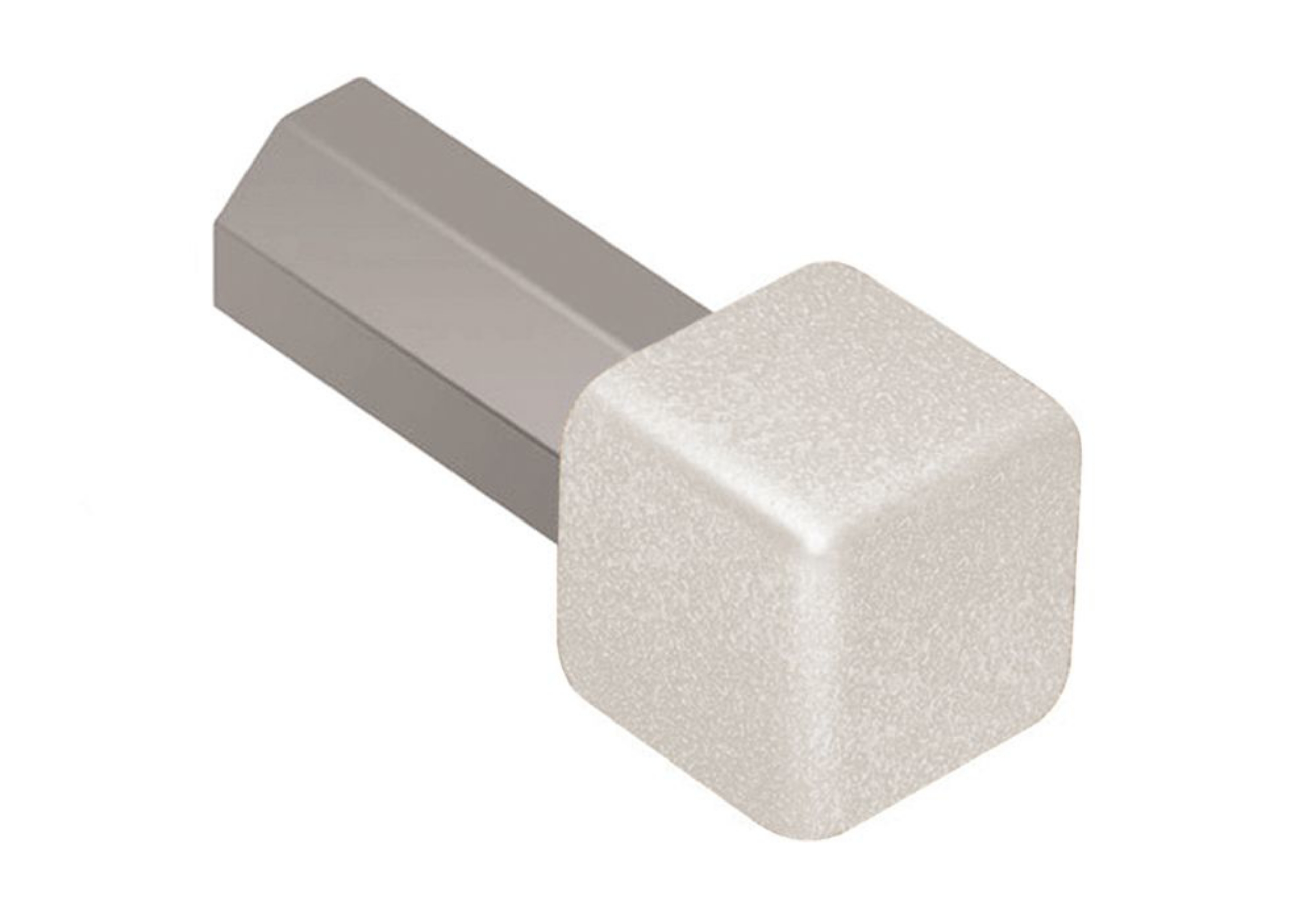 Schluter Quadec Coin Int/Ext 1/4" Alum Ivoire EV/Q60TSI