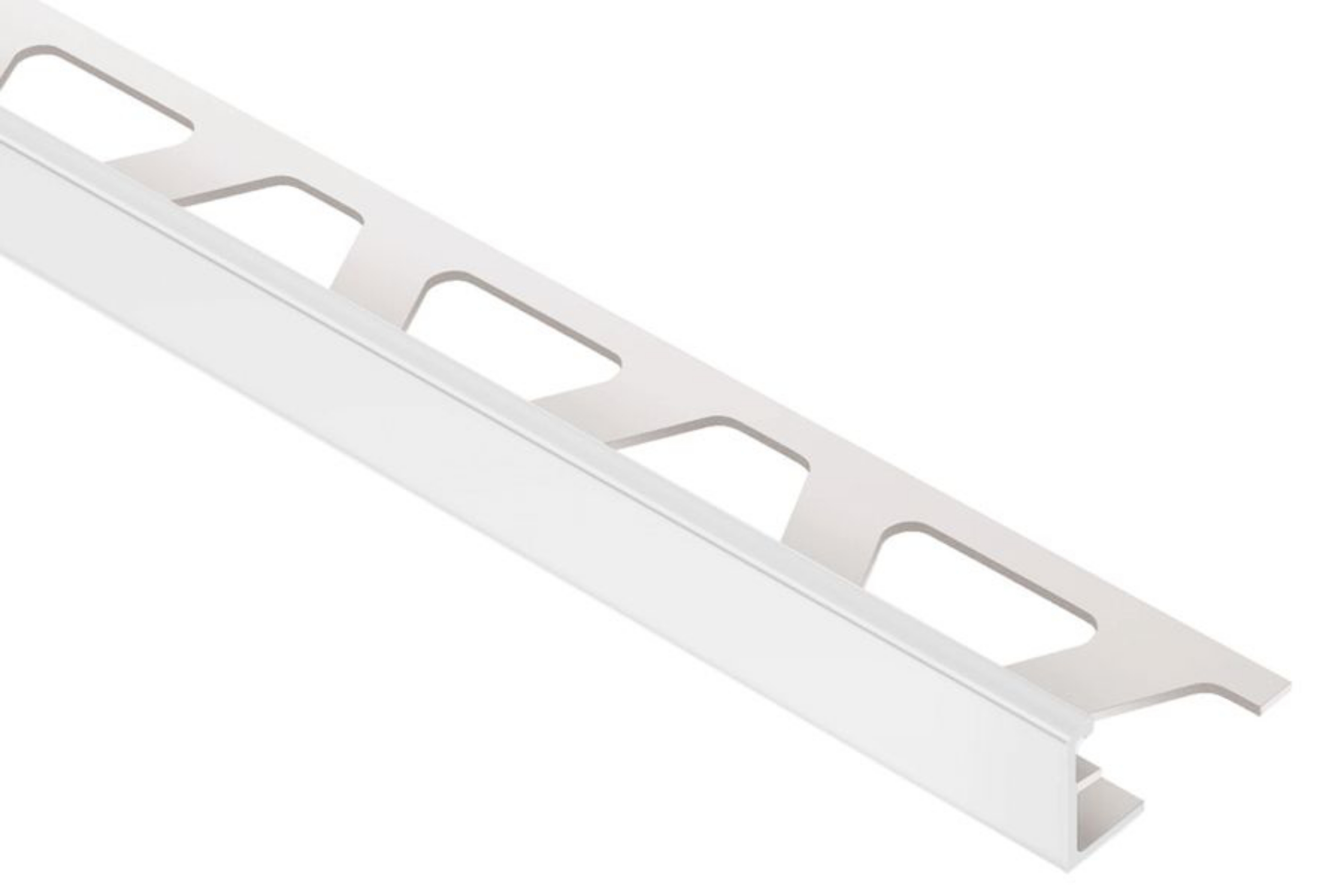 Schluter Jolly-P Profilé 1/2" Pvc Gris Clair HG125