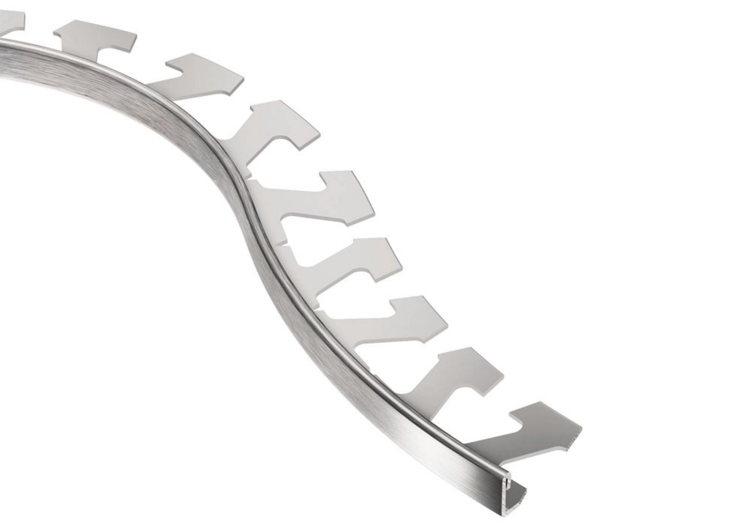 Schluter Schiene-Radius Profilé 3/8" Alum Chrome Brossé R/A100ACGB