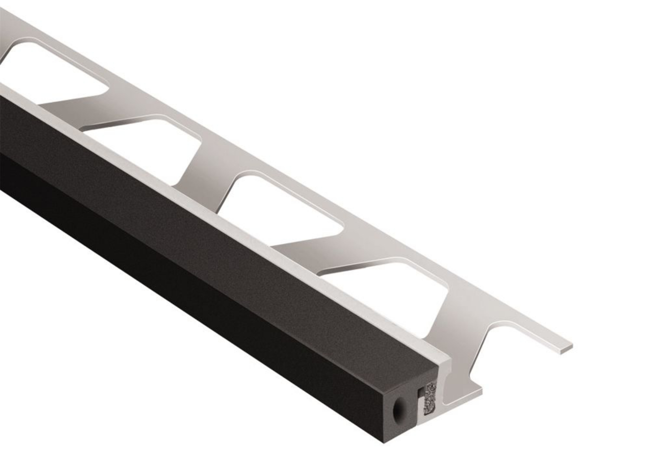Schluter Dilex-Ksa 17/32" Alum / Joint 3/8" Noir AKSA140GS