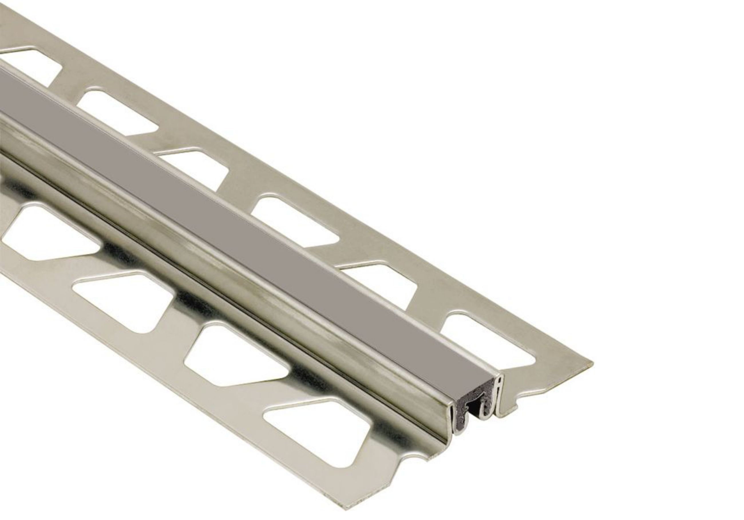 Schluter Dilex-Ksn 1/2" Inox / Joint 7/16" Gris Coulis EKSN125FG