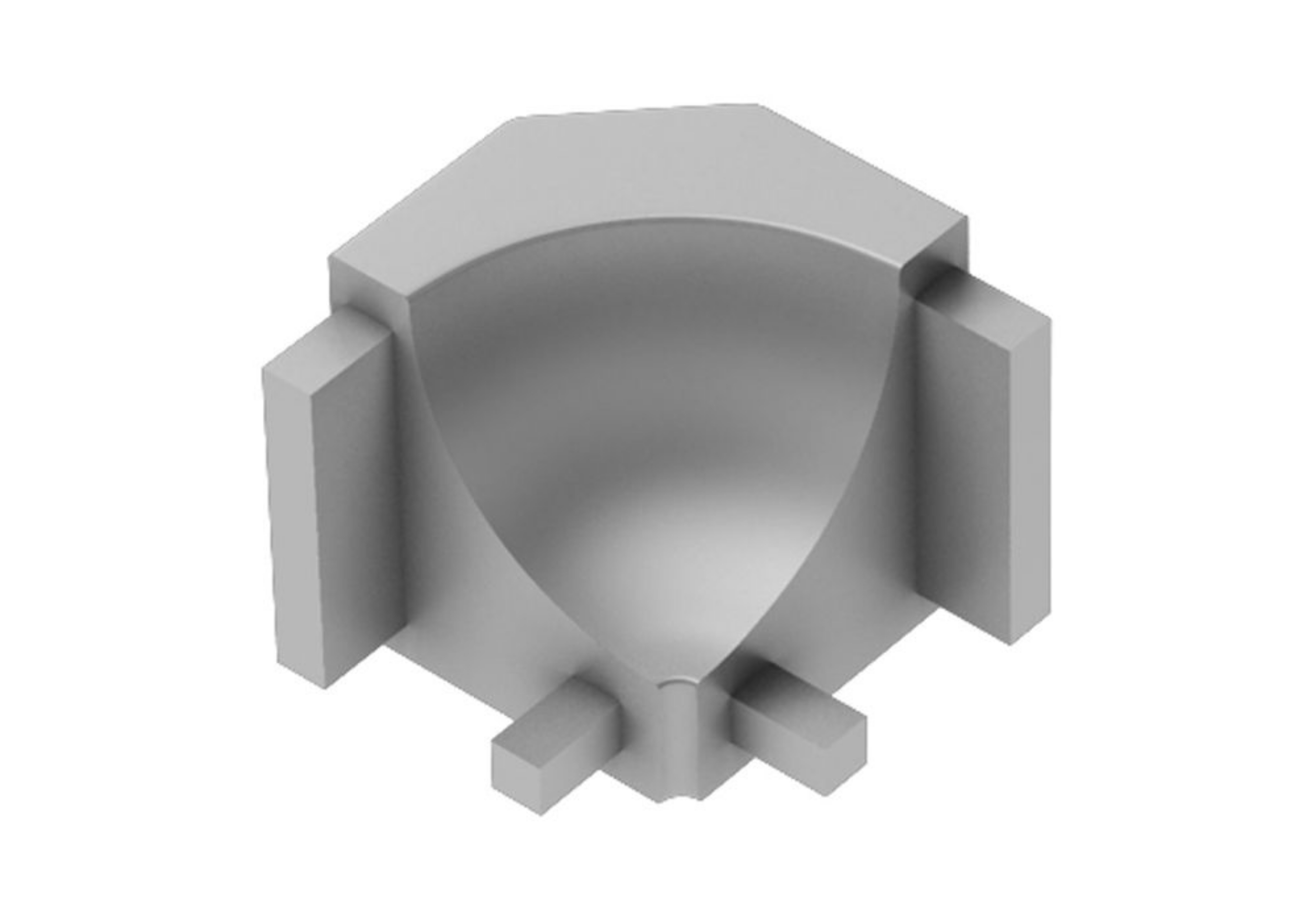 Schluter Dilex-Ahk Coin Int 90° Alum Mat I90/AHK1S/AE