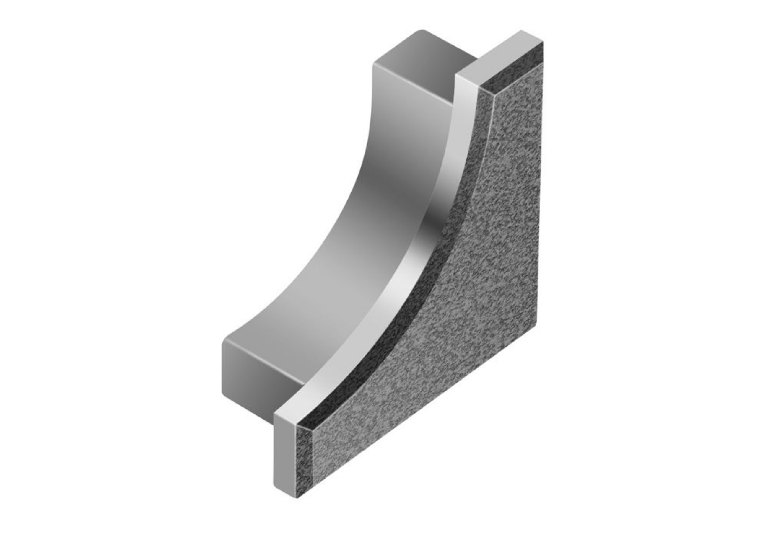 Schluter Dilex-Ahk Cap De Fermeture Alum Gris Pierre E/AHK1S/TSSG