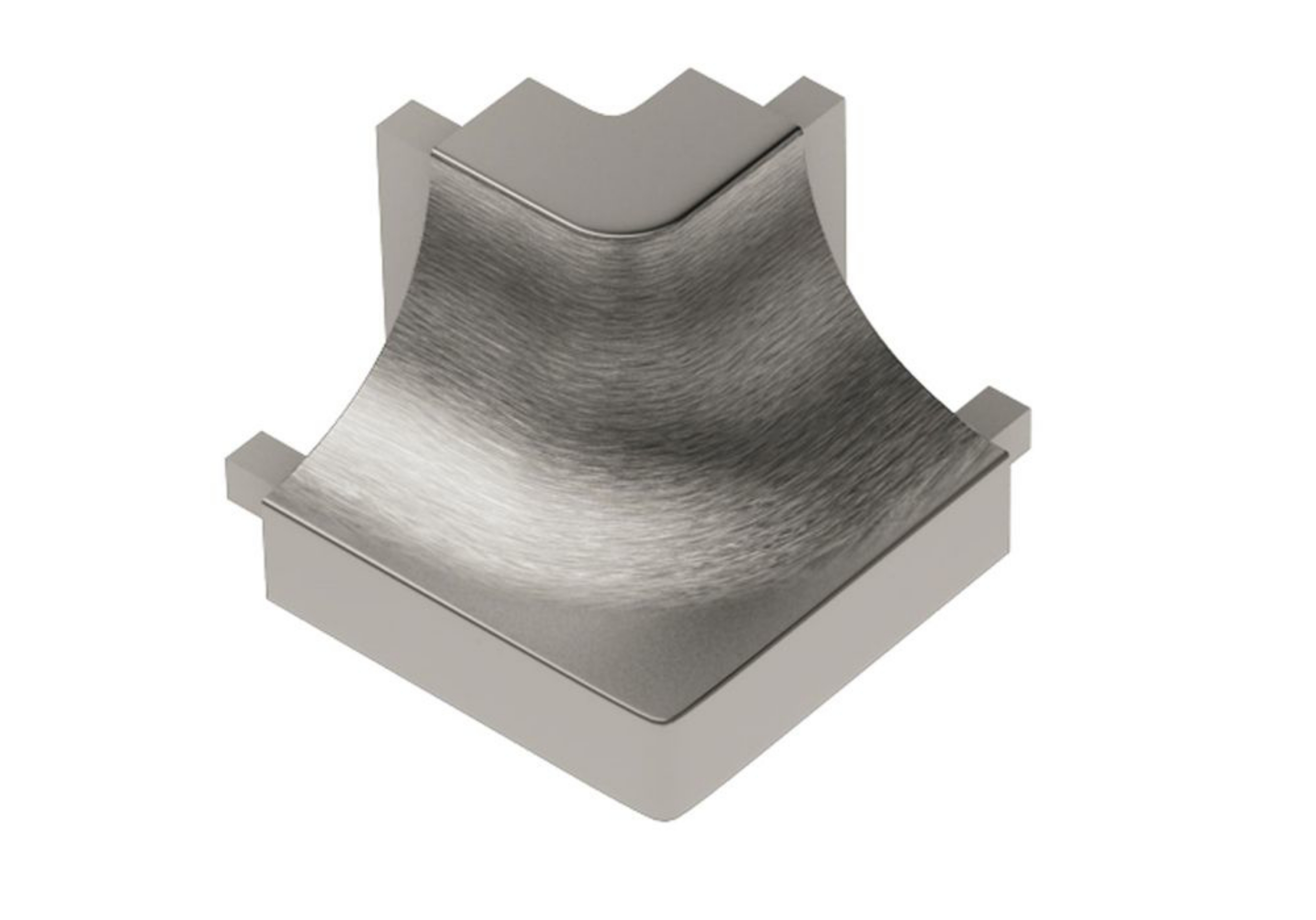 Schluter Dilex-Ahk Coin Ext 90° Alum Nickel Brossé E90/AHK1S/ATGB