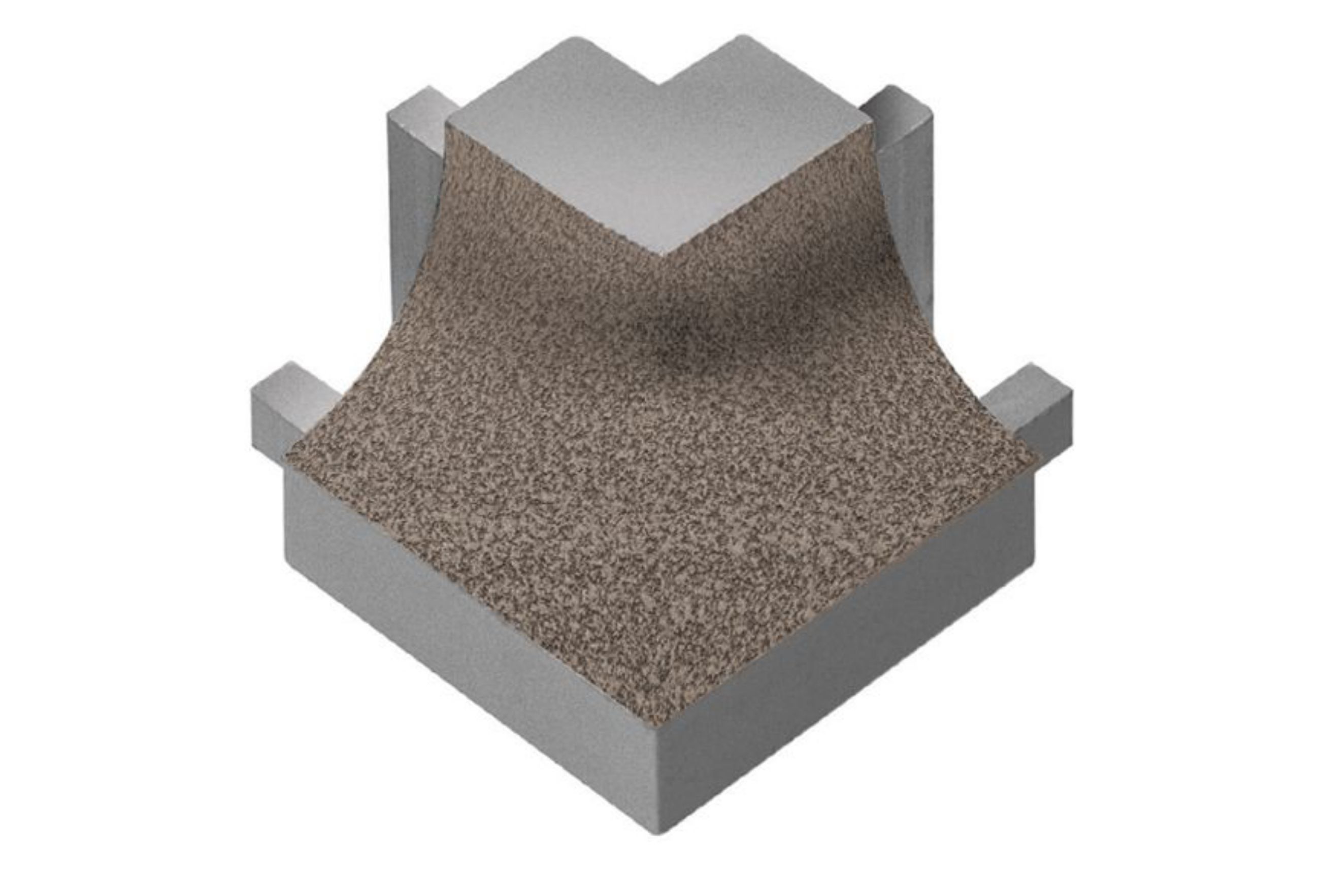 Schluter Dilex-Ahk Coin Ext Carré 90° Alum Anthracite Clair E90Q/AHK1S/TSLA