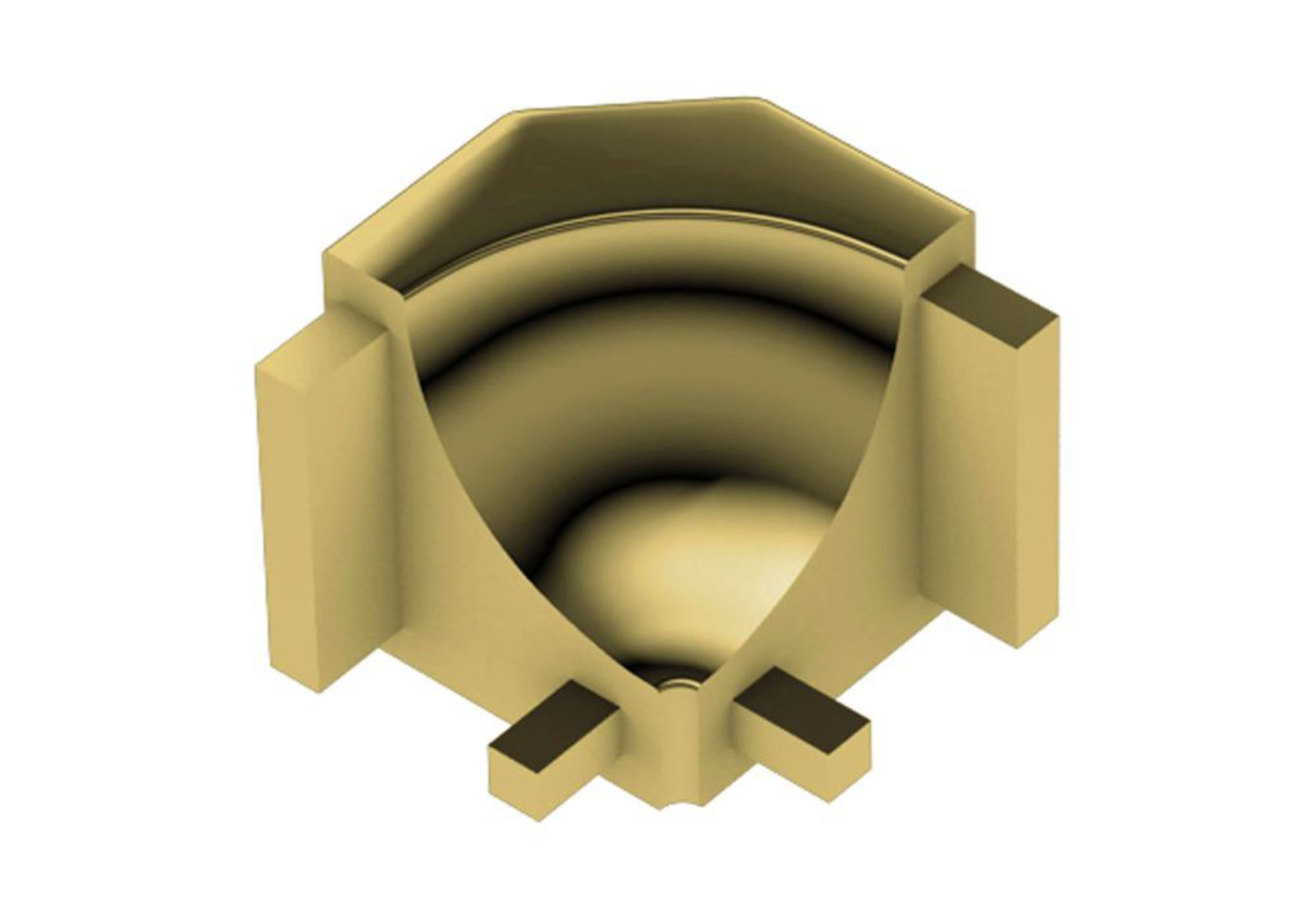 Schluter Dilex-Ahk Coin Int 90° Alum Laiton Poli I90/AHK1S/AMG