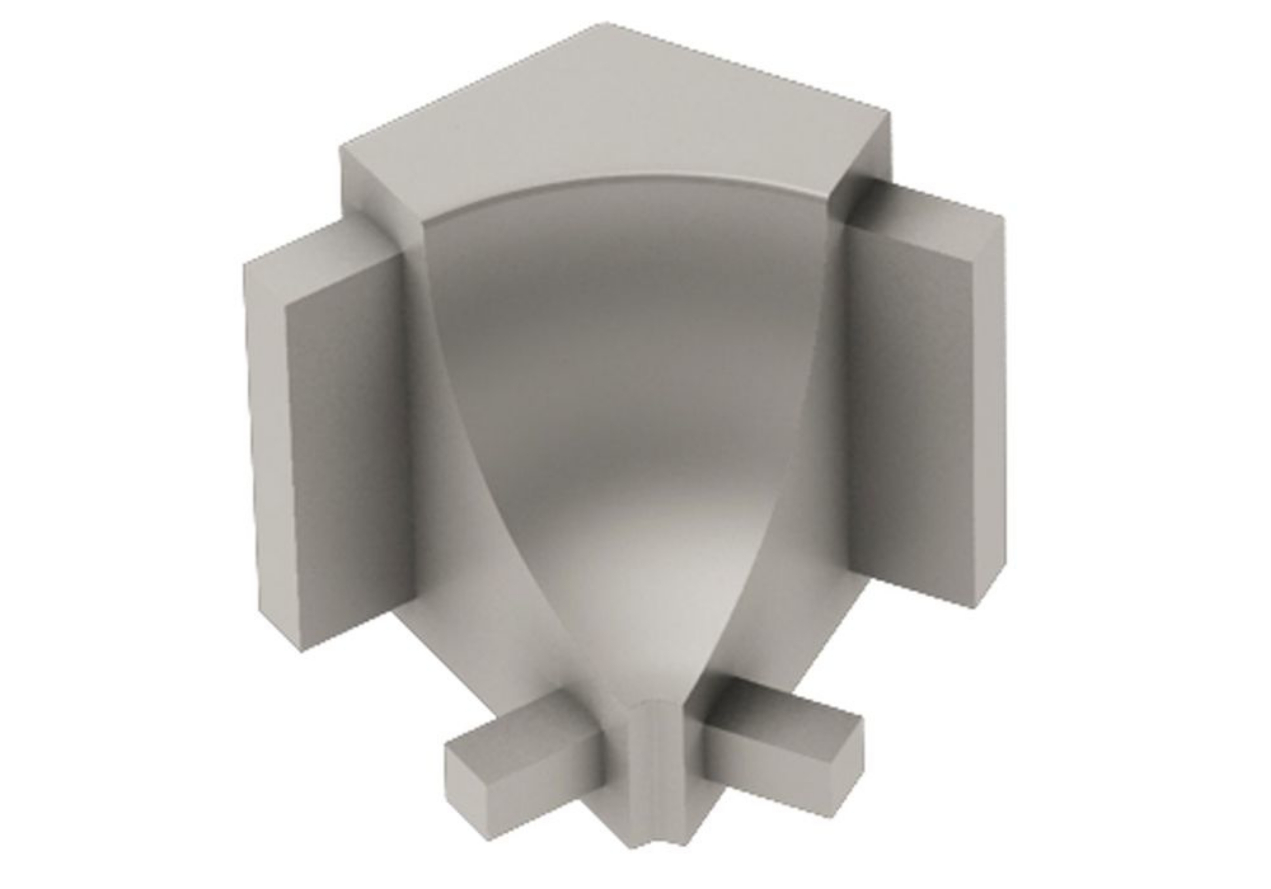 Schluter Dilex-Ahk Coin Int 135° Alum Nickel Mat I135/AHK1S/AT