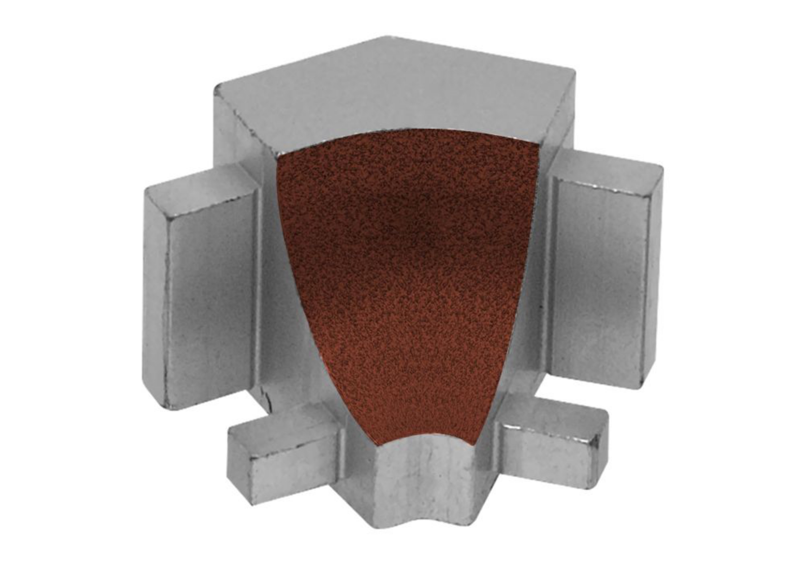 Schluter Dilex-Ahk Coin Int 135° Alum Brun Rustique I135/AHK1S/TSR