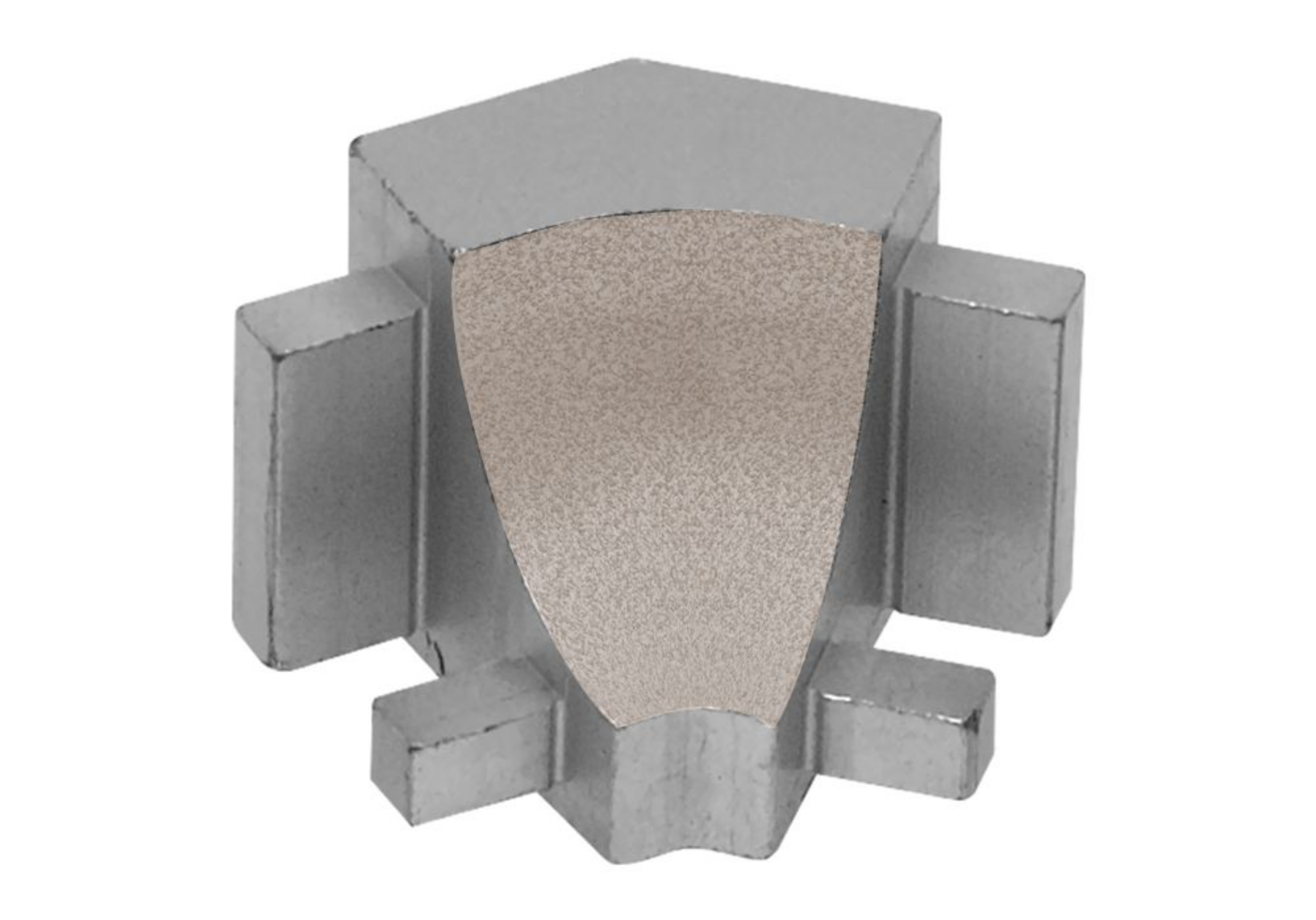 Schluter Dilex-Ahk Coin Int 135° Alum Crème I135/AHK1S/TSC
