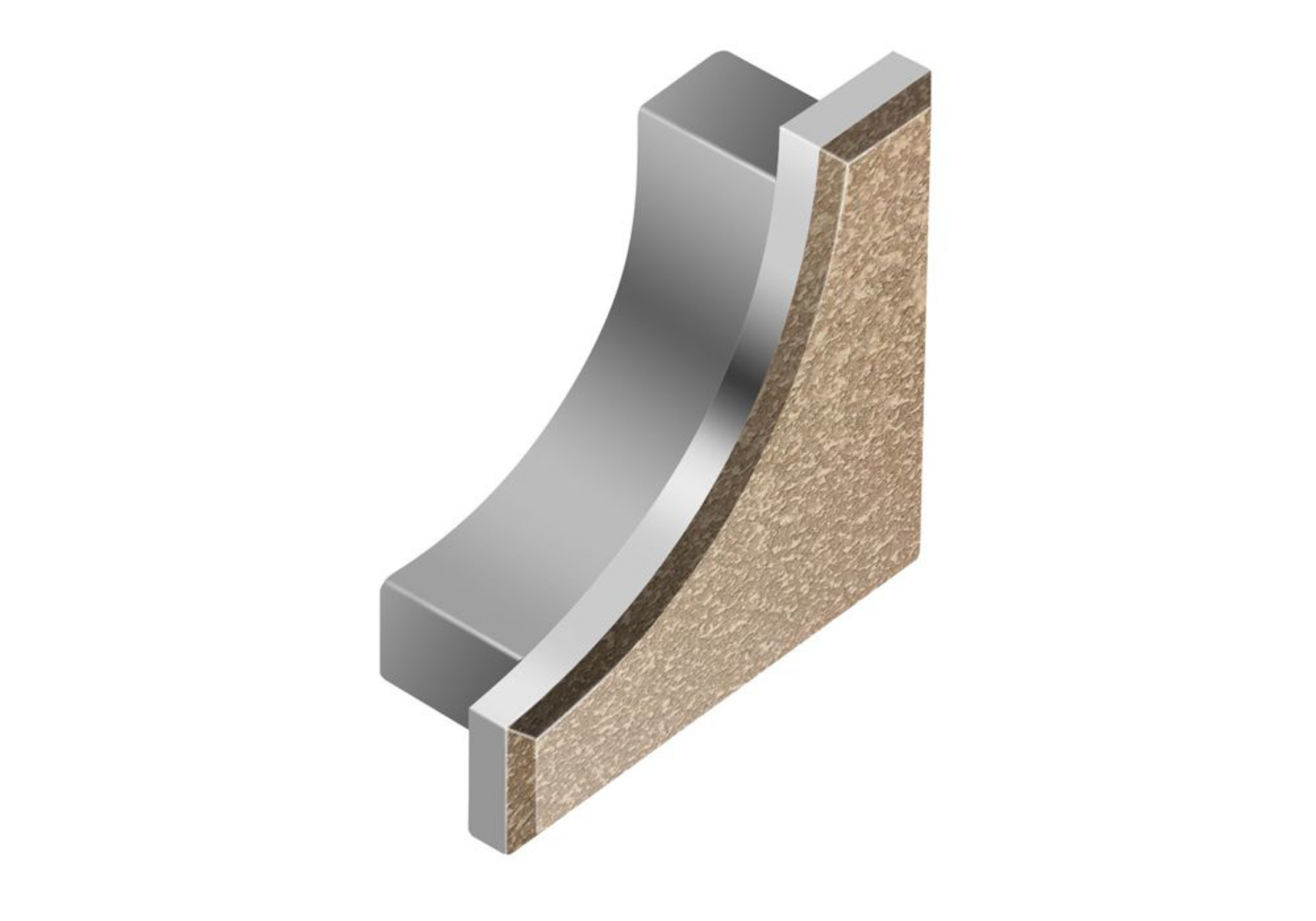 Schluter Dilex-Ahk Cap De Fermeture Alum Beige E/AHK1S/TSB
