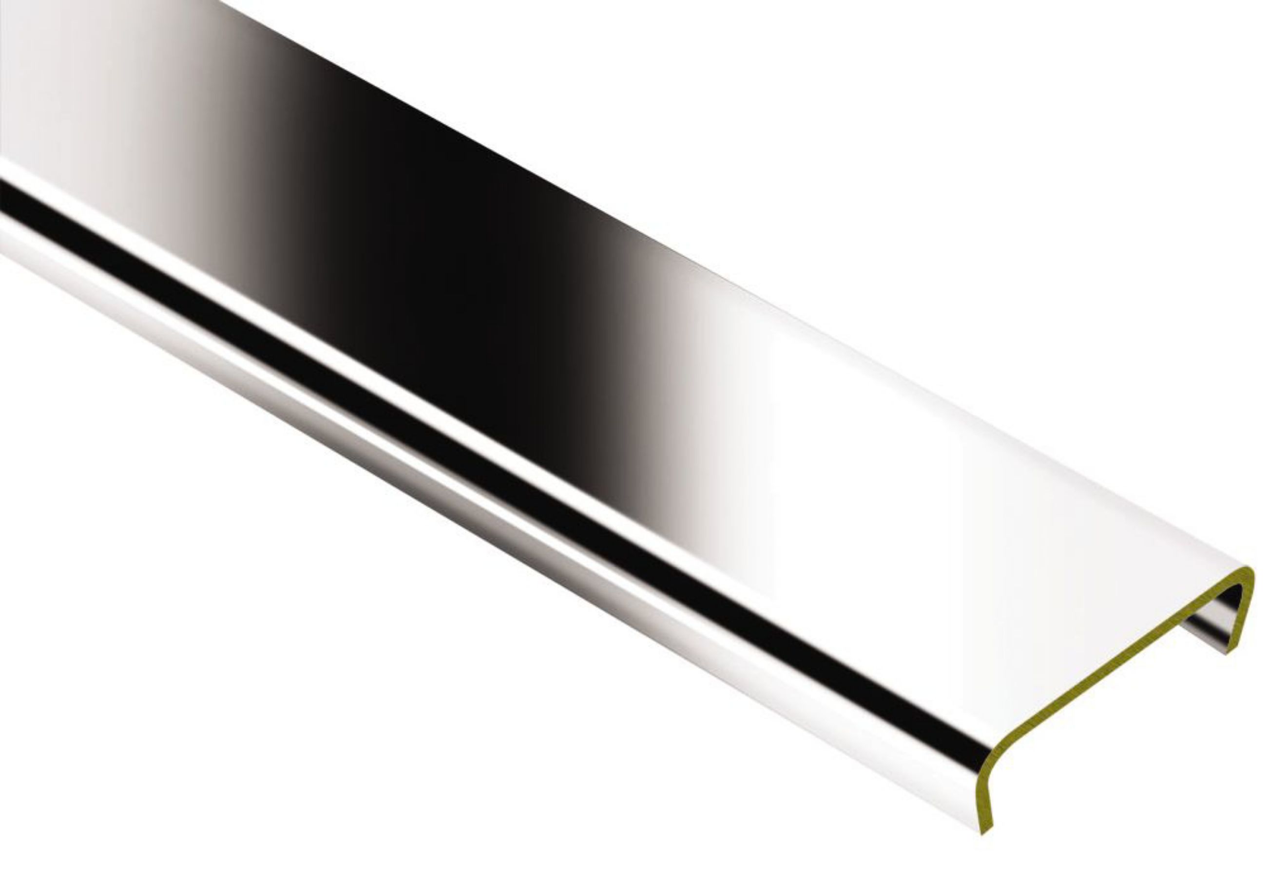 Schluter Designline 1" Bordure 1/4" Laiton Chromé DL625MC