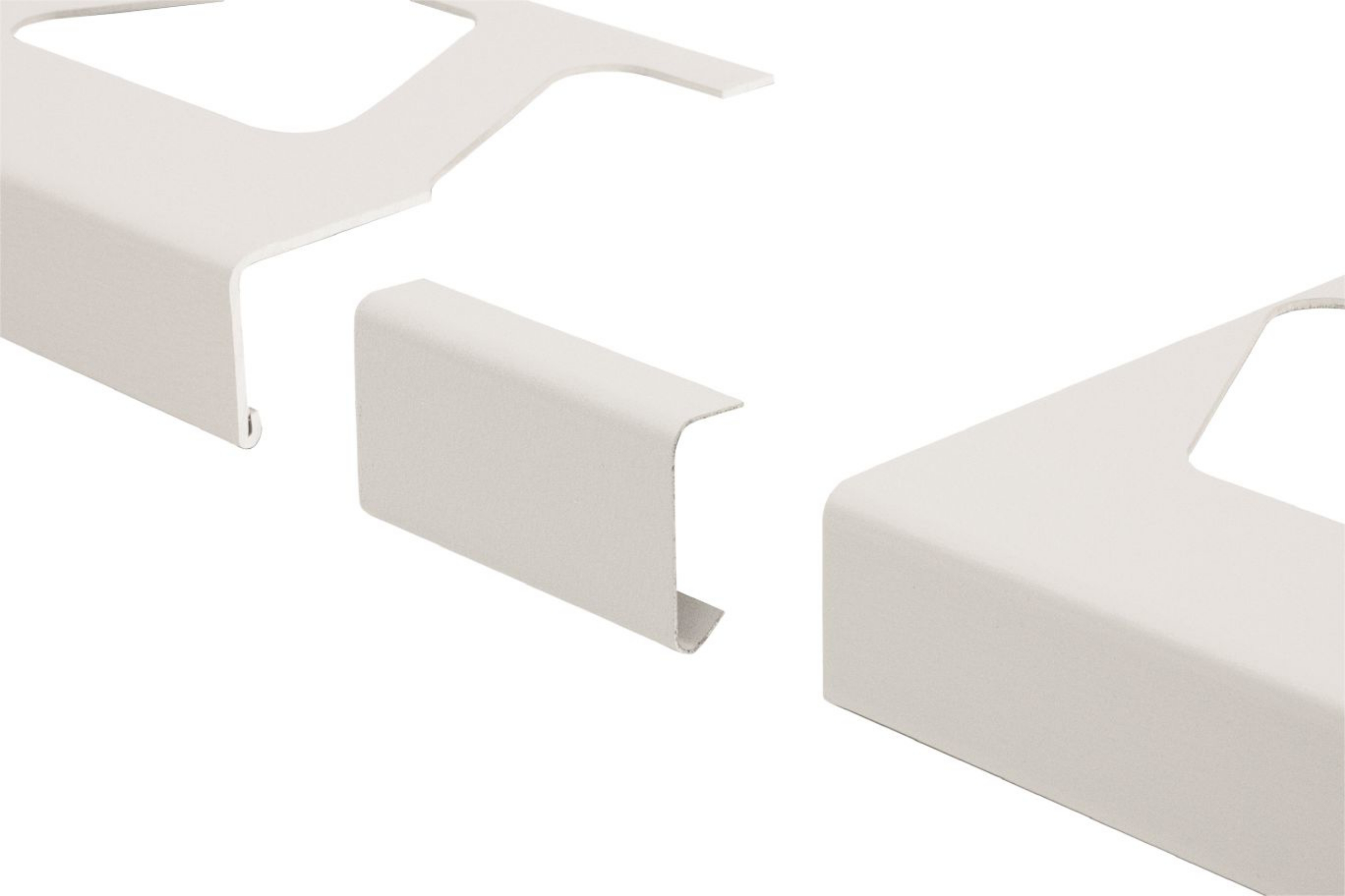Schluter Bara-Rw Raccord 2-3/16" Alum Blanc Écl V/RW55BW