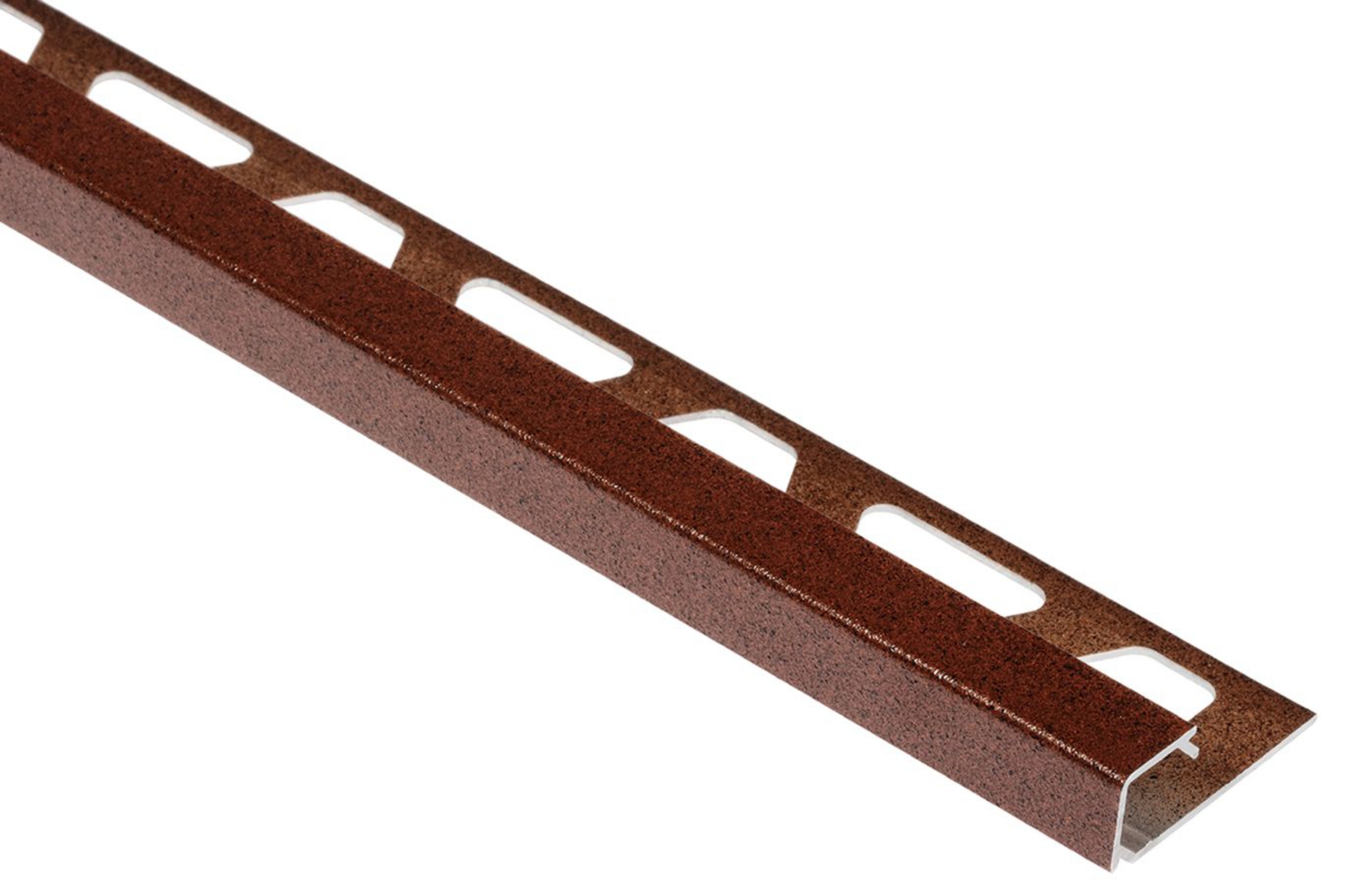 Schluter Quadec Profilé Carré 3/16" Alum Brun Rustique Q45TSR