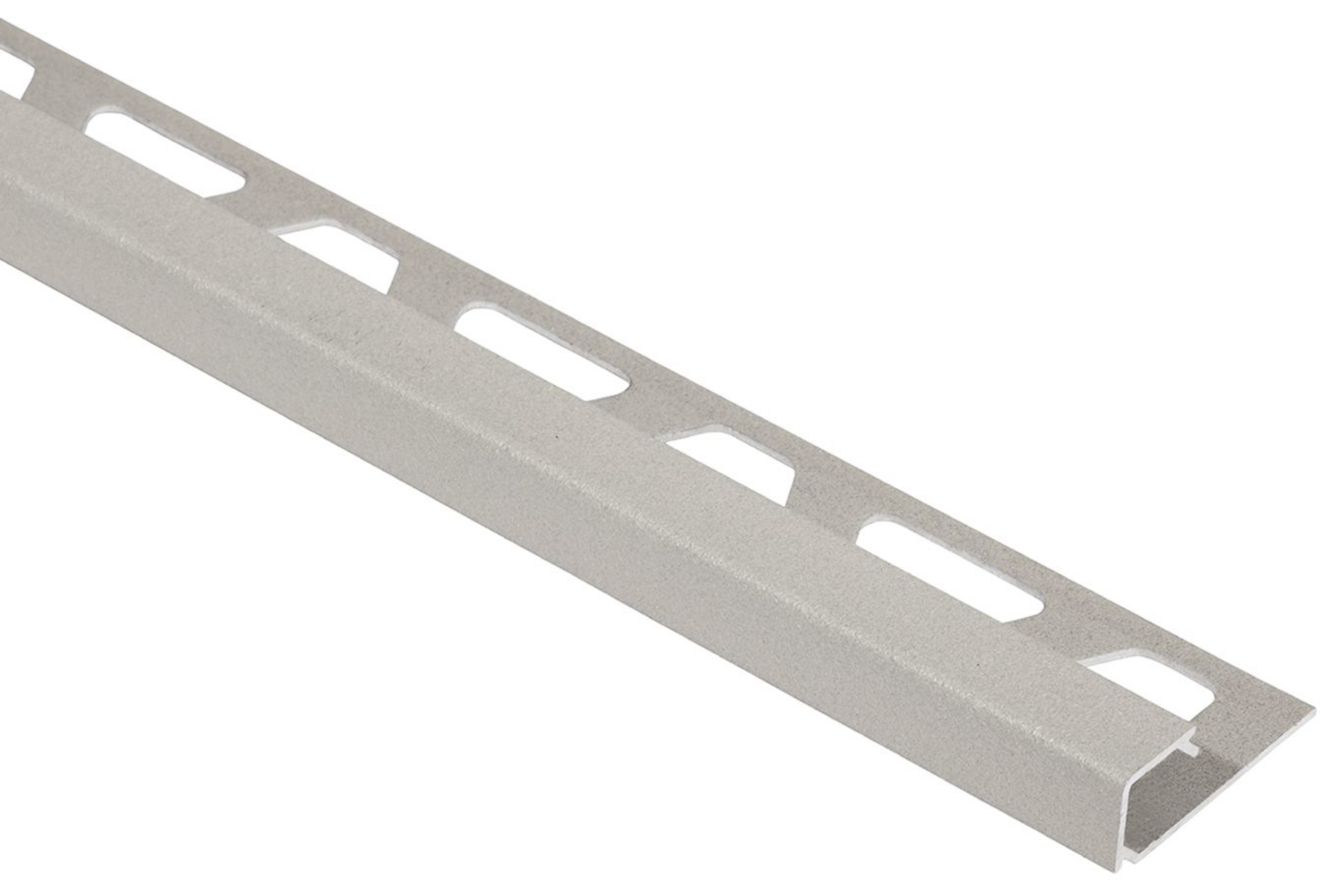 Schluter Quadec Profilé Carré 3/16" Alum Grège Q45TSBG