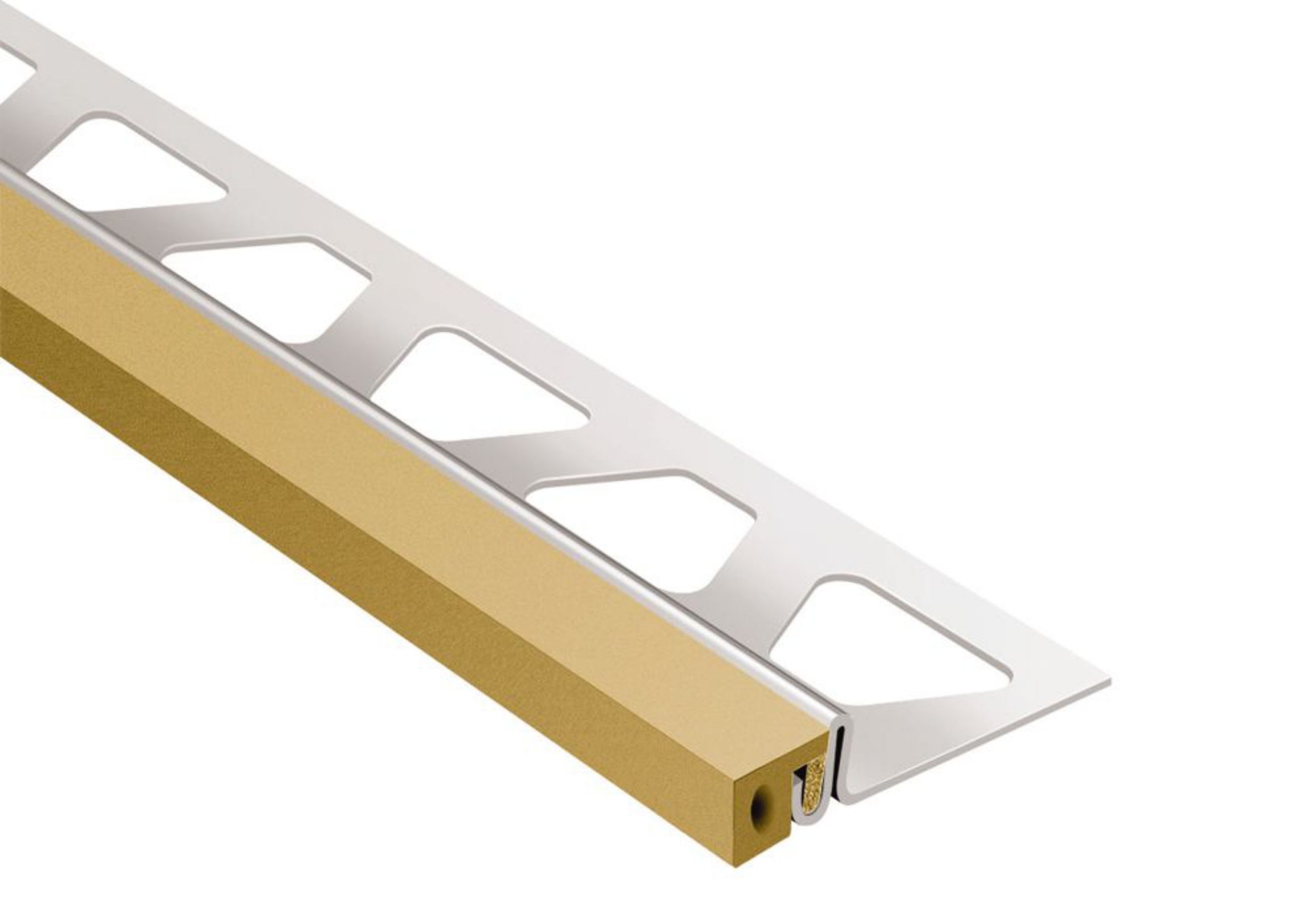 Schluter Dilex-Ksa 5/16" Inox / Joint 3/8" Beige Cl EKSA80HB