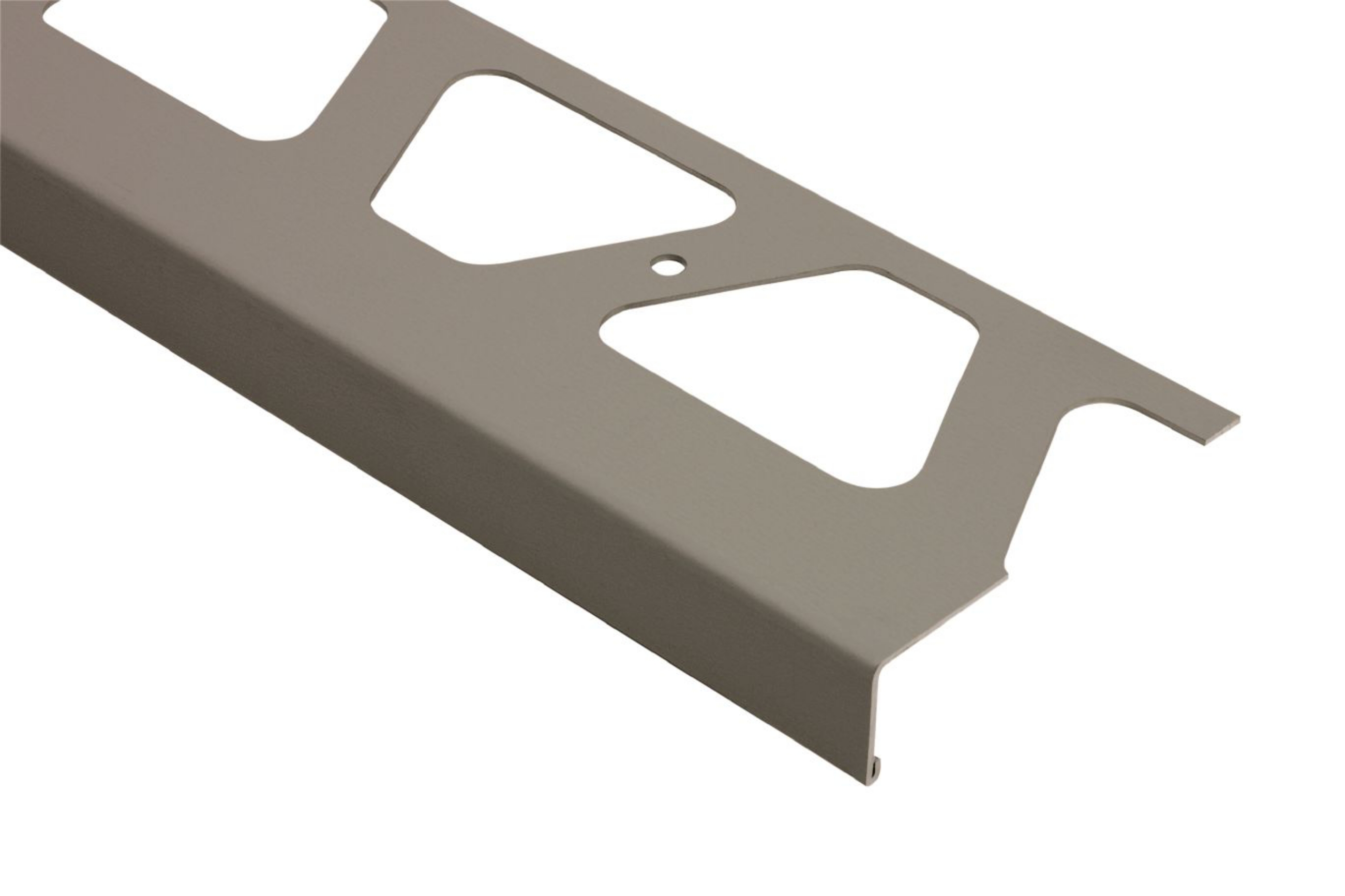 Schluter Bara-Rw Bordure 1-3/16" Alum Gris Métal RW30GM