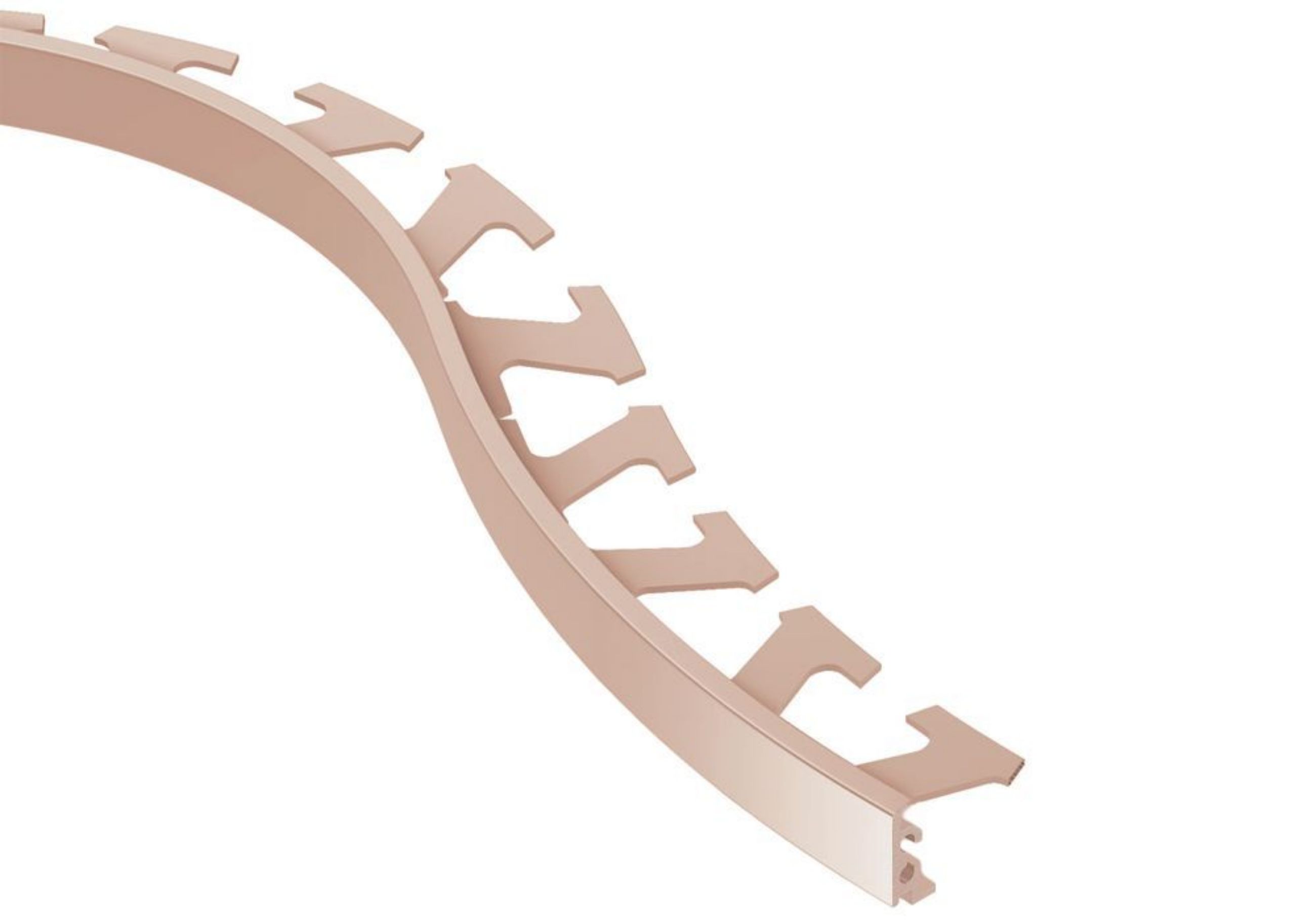 Schluter Jolly-Radius Profilé 1/2" Alum Cuivre Mat R/J125AK