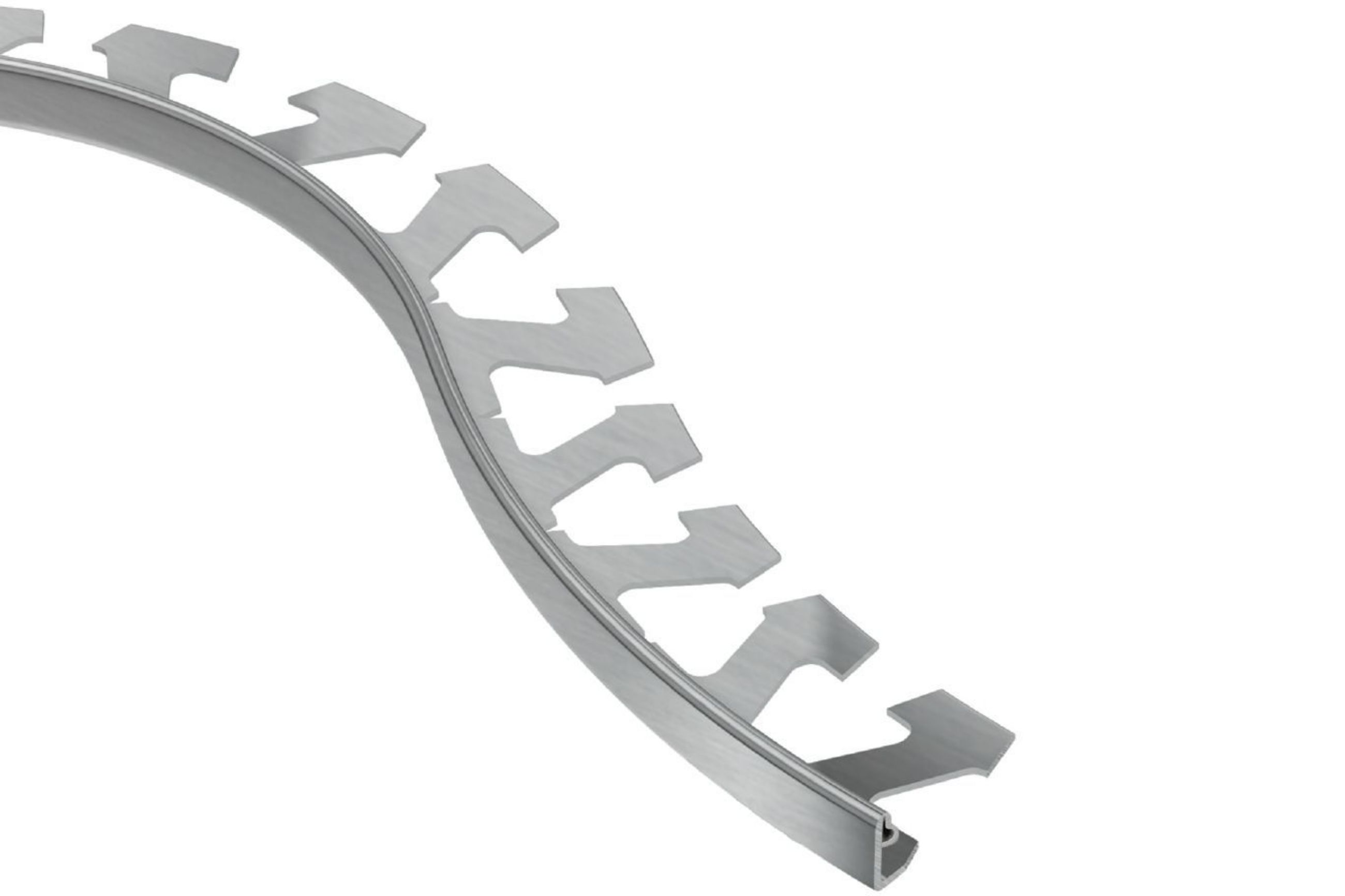Schluter Jolly-Radius Profilé 1/4" Inox Brossé R/J60EB