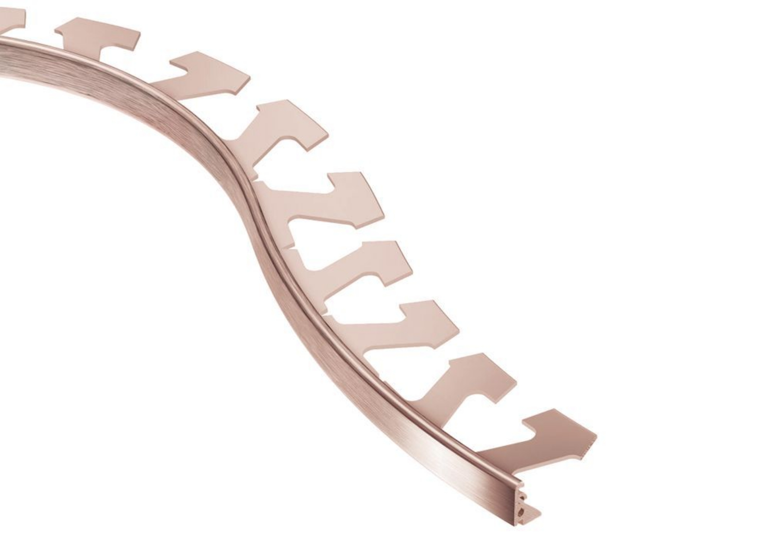 Schluter Jolly-Radius Profilé 1/4" Alum Cuivre Brossé R/J60AKGB