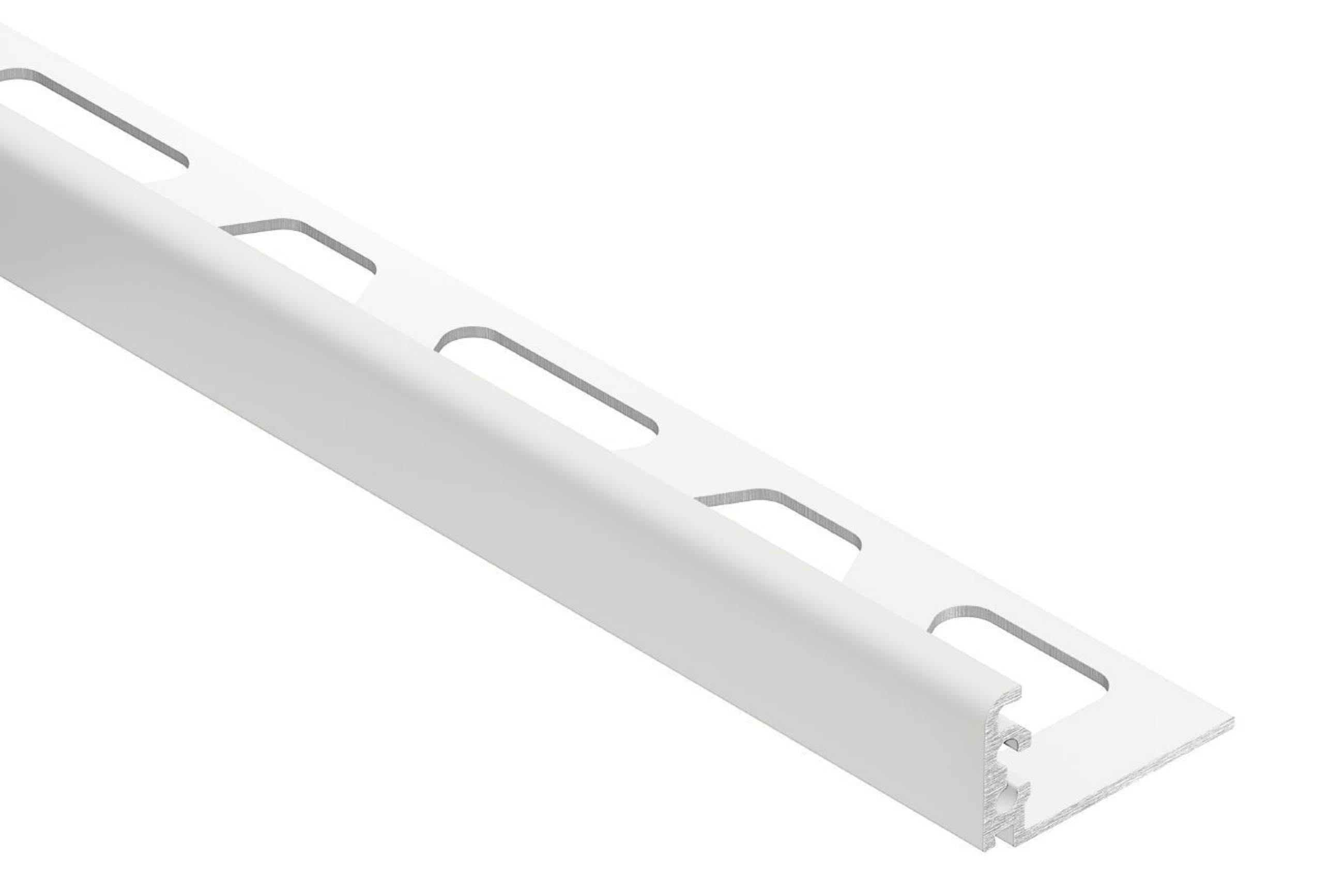 Schluter Jolly Profilé 1/2" Alum Blanc Mat 10' J125MBW/300