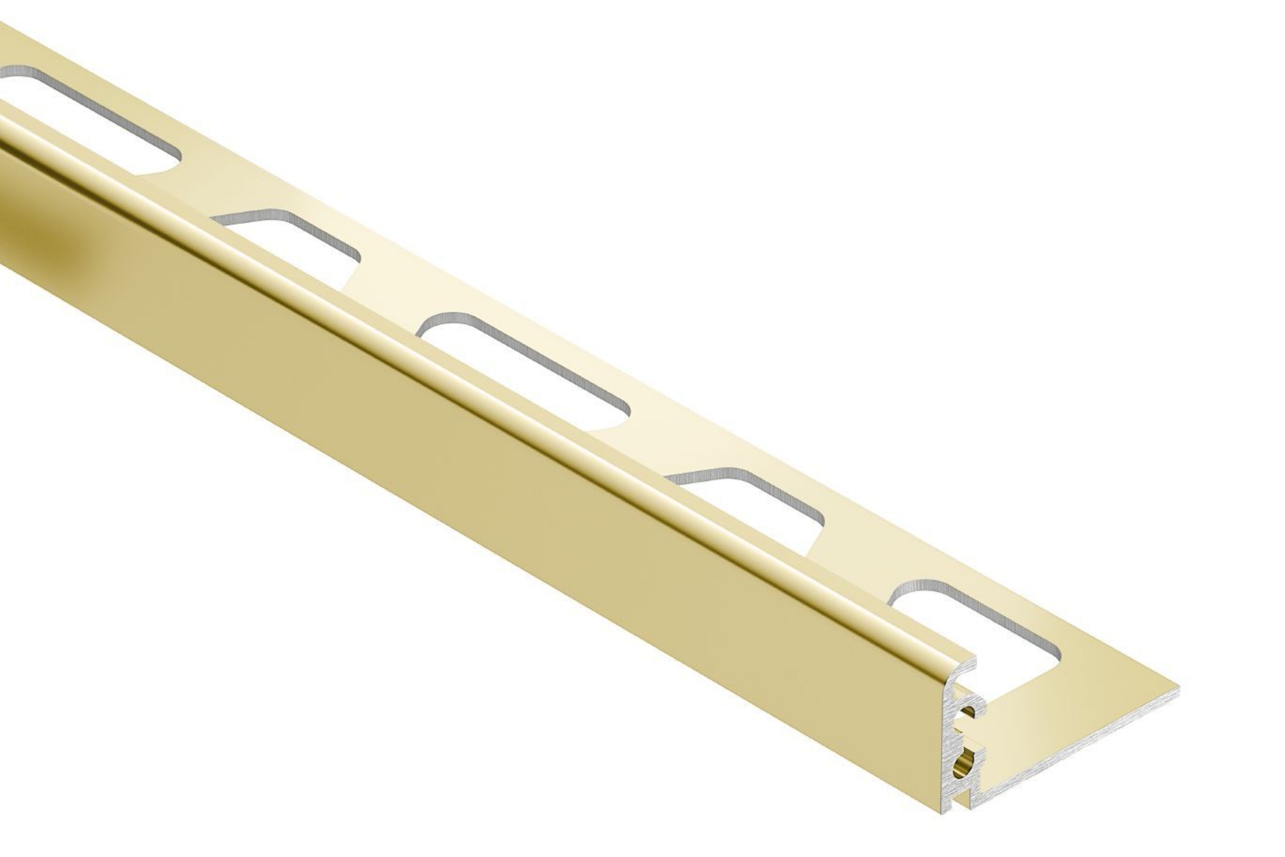 Schluter Jolly Profilé 1/2" Alum Laiton Poli J125AMG