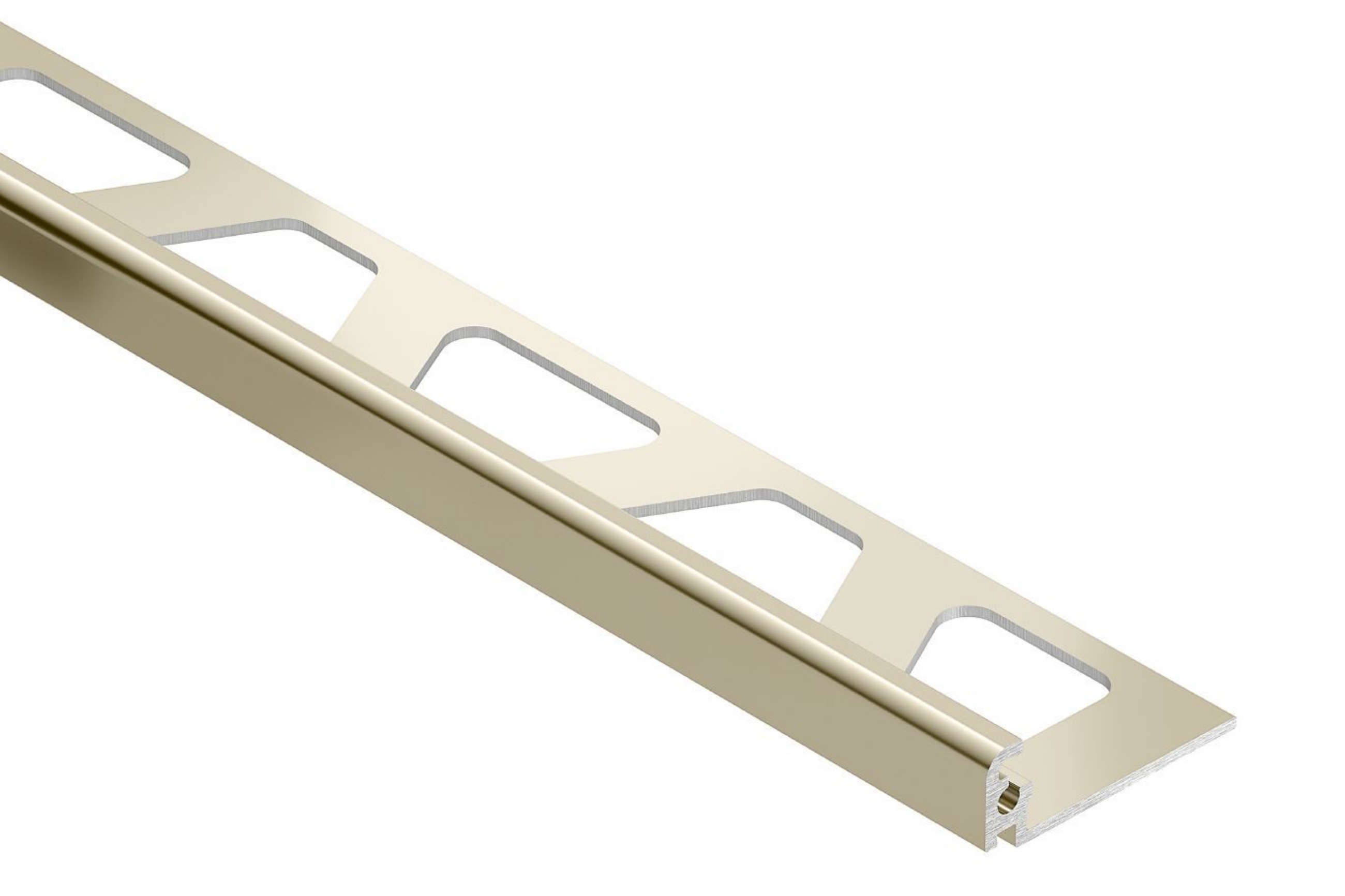 Schluter Jolly Profilé 7/16" Alum Nickel Poli J110ATG