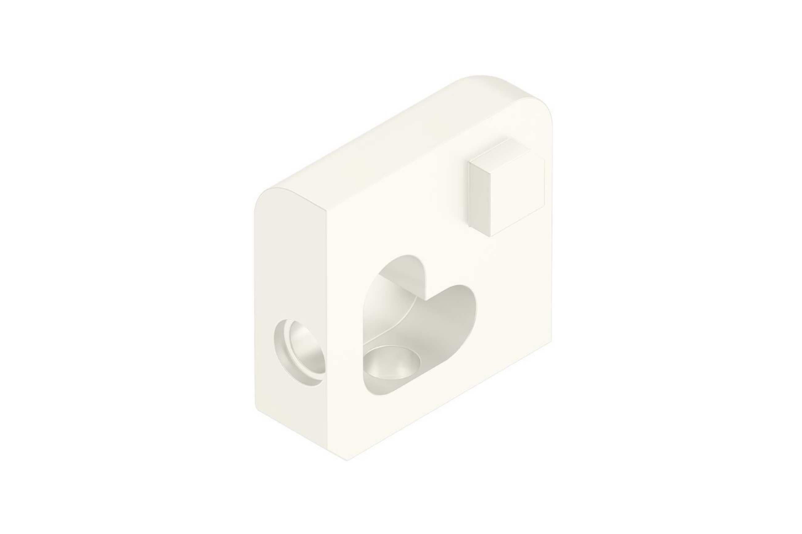 Schluter Jolly Coin Ext 7/16" Alum Blanc Éclatant EV/J110BW