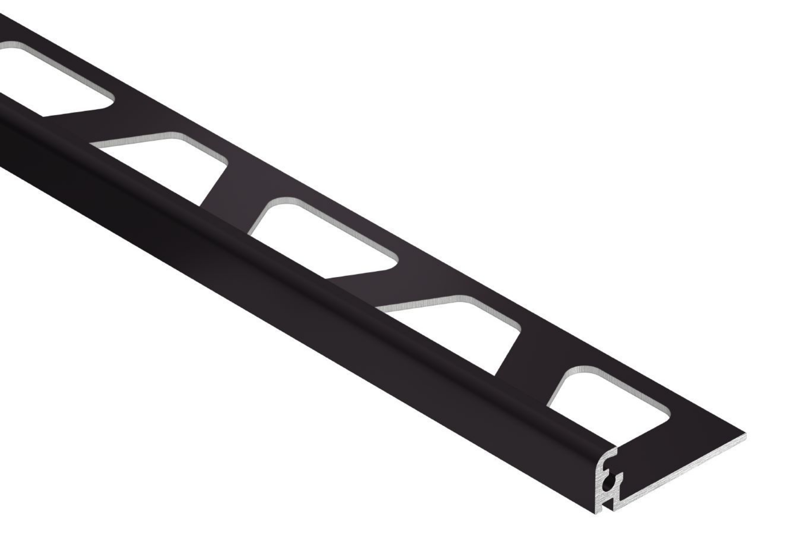 Schluter Jolly Profilé  1/4" Alum Brun Noir J60SB