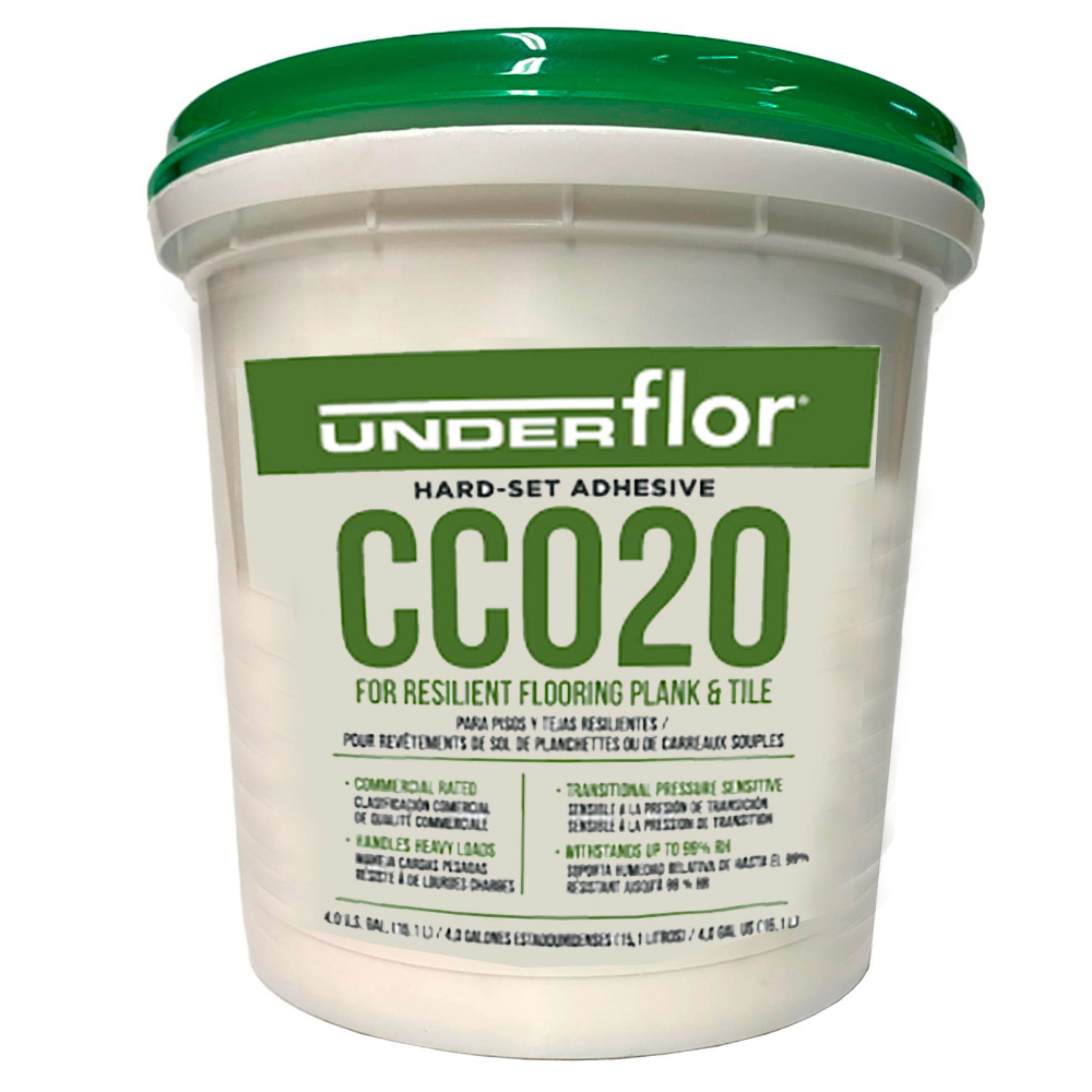 UnderFlor Adhésif CC020 4 gallon Commercial