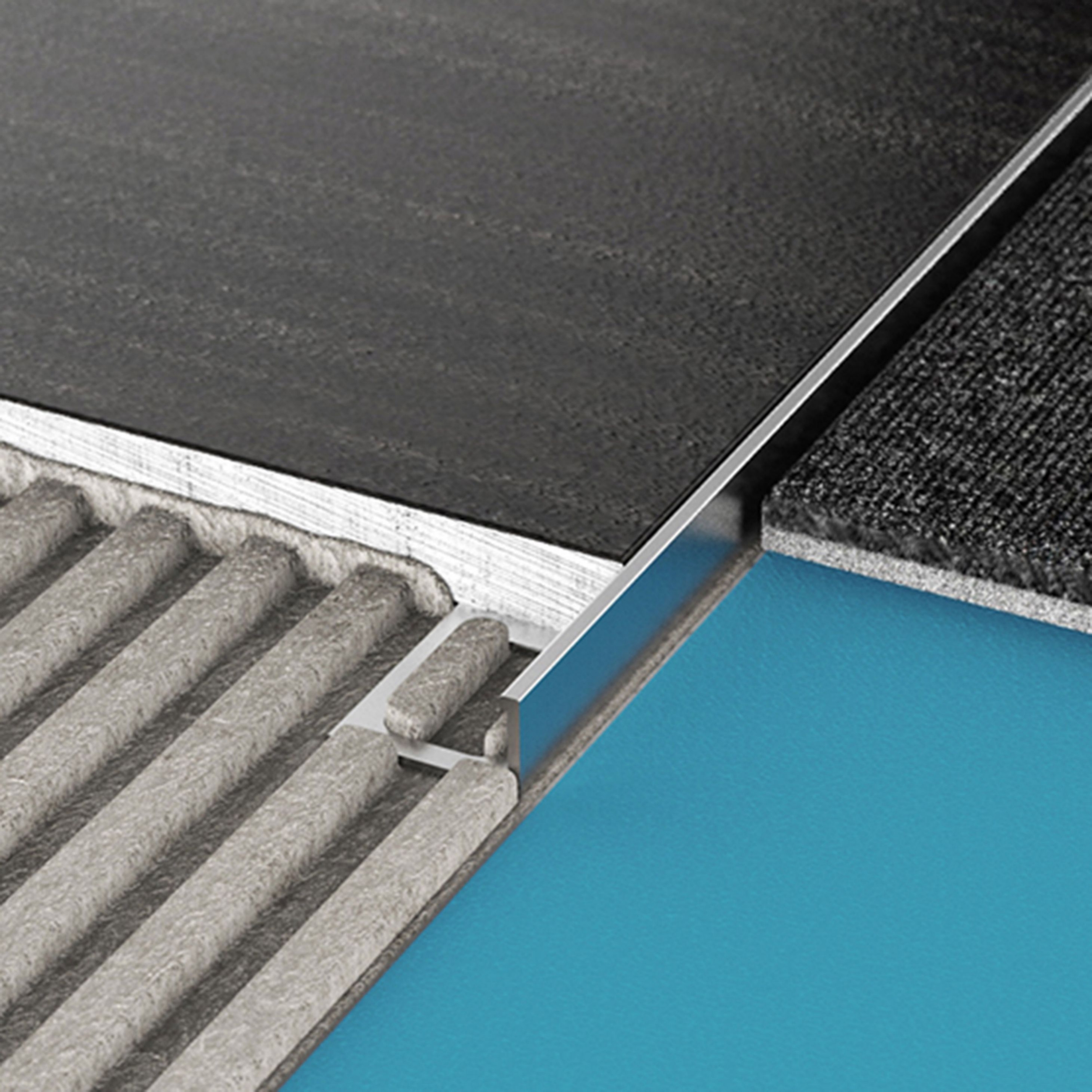 PROANGLE ECO L-Shaped | Silver Satin | 8 mm