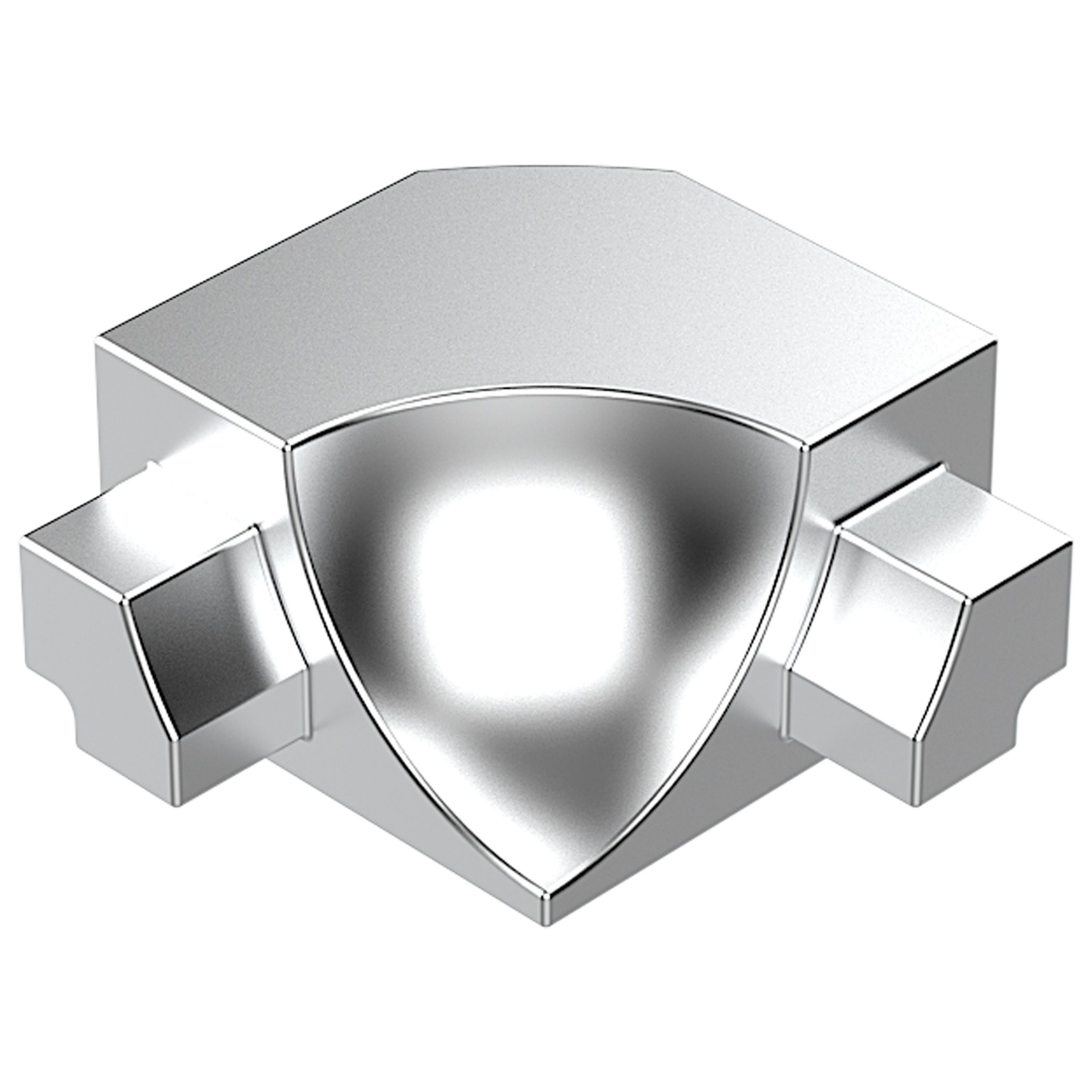 PROROUND Flush Cove-Shaped Inside Corners | Satin Silver